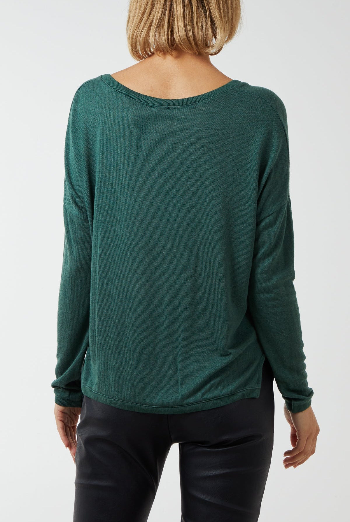 Fine Knit Button Cropped Cardigan CMF1 WearAll