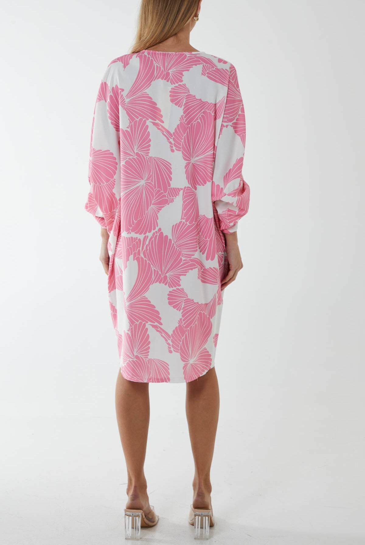 Floral Twisted Front Midi Dress Dress WearAll