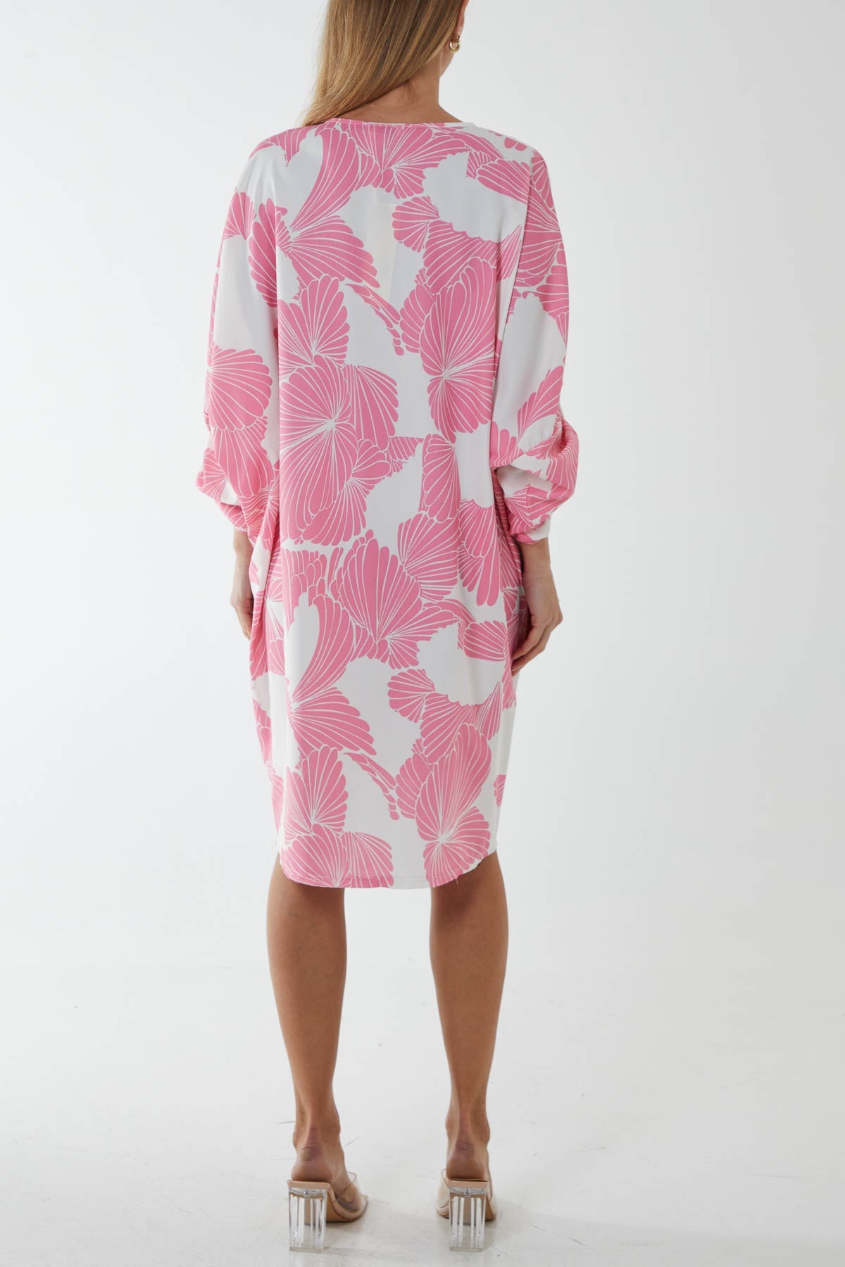 Floral Twisted Front Midi Dress Dress WearAll