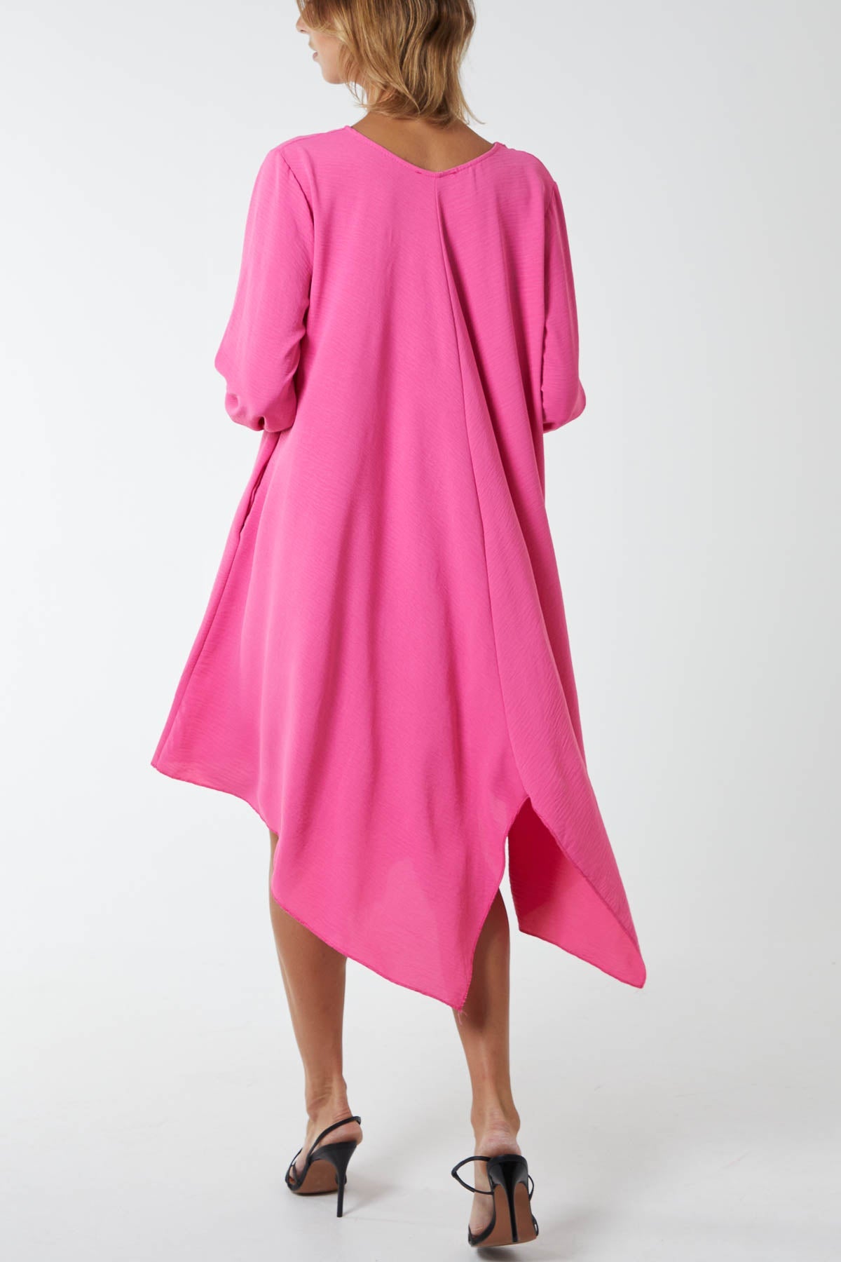 Floaty Asymmetric Hem Midi Dress DMF2 WearAll