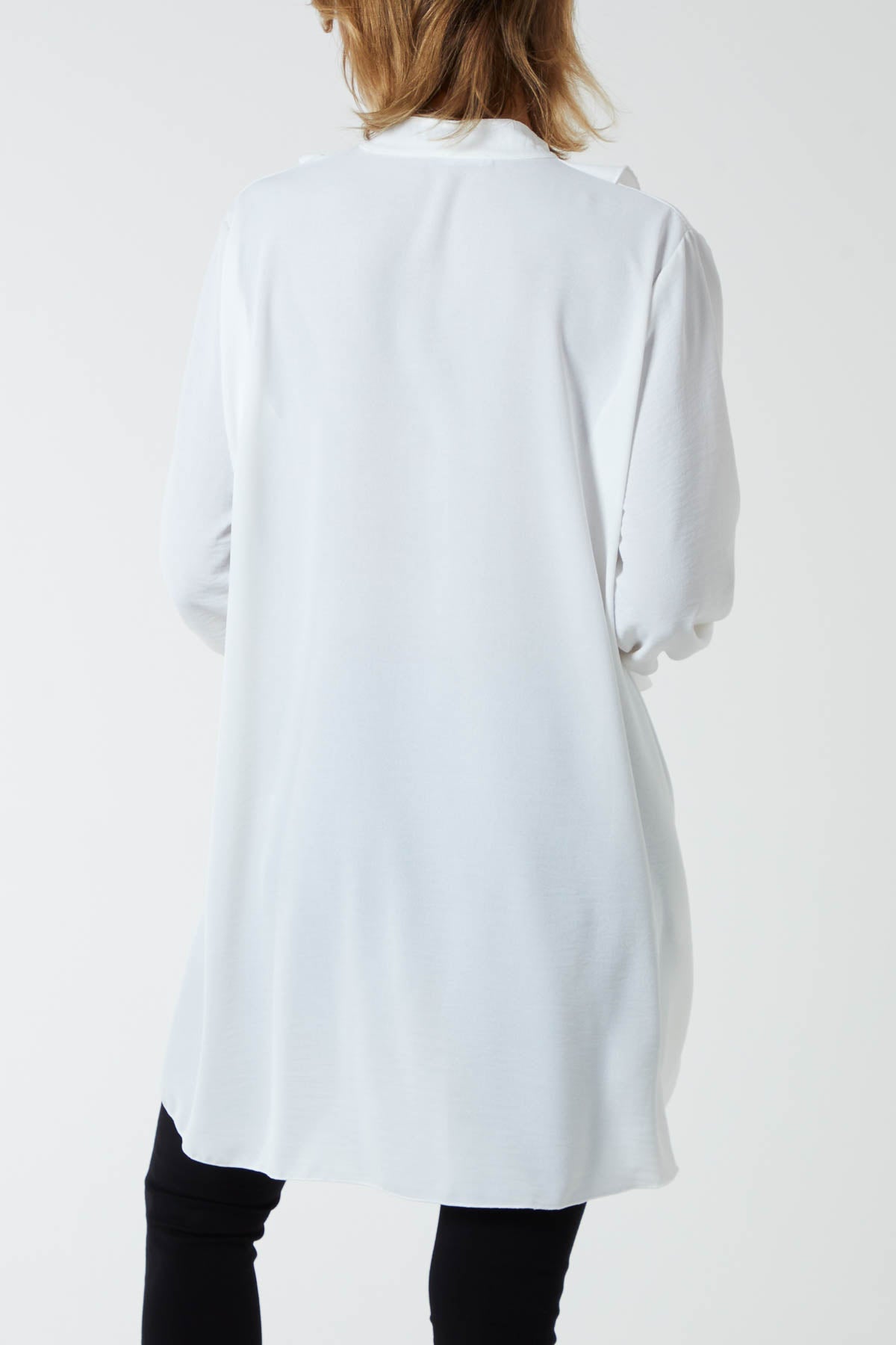 Ruffle Neck Tunic Dress DMF2 WearAll