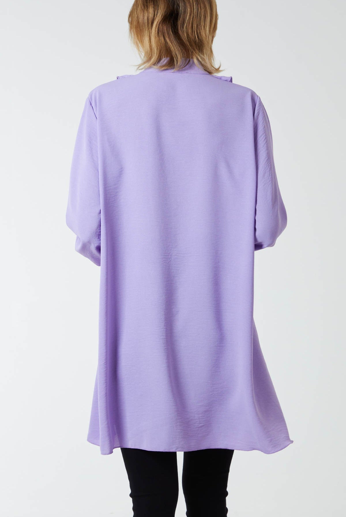 Ruffle Neck Tunic Dress DMF2 WearAll