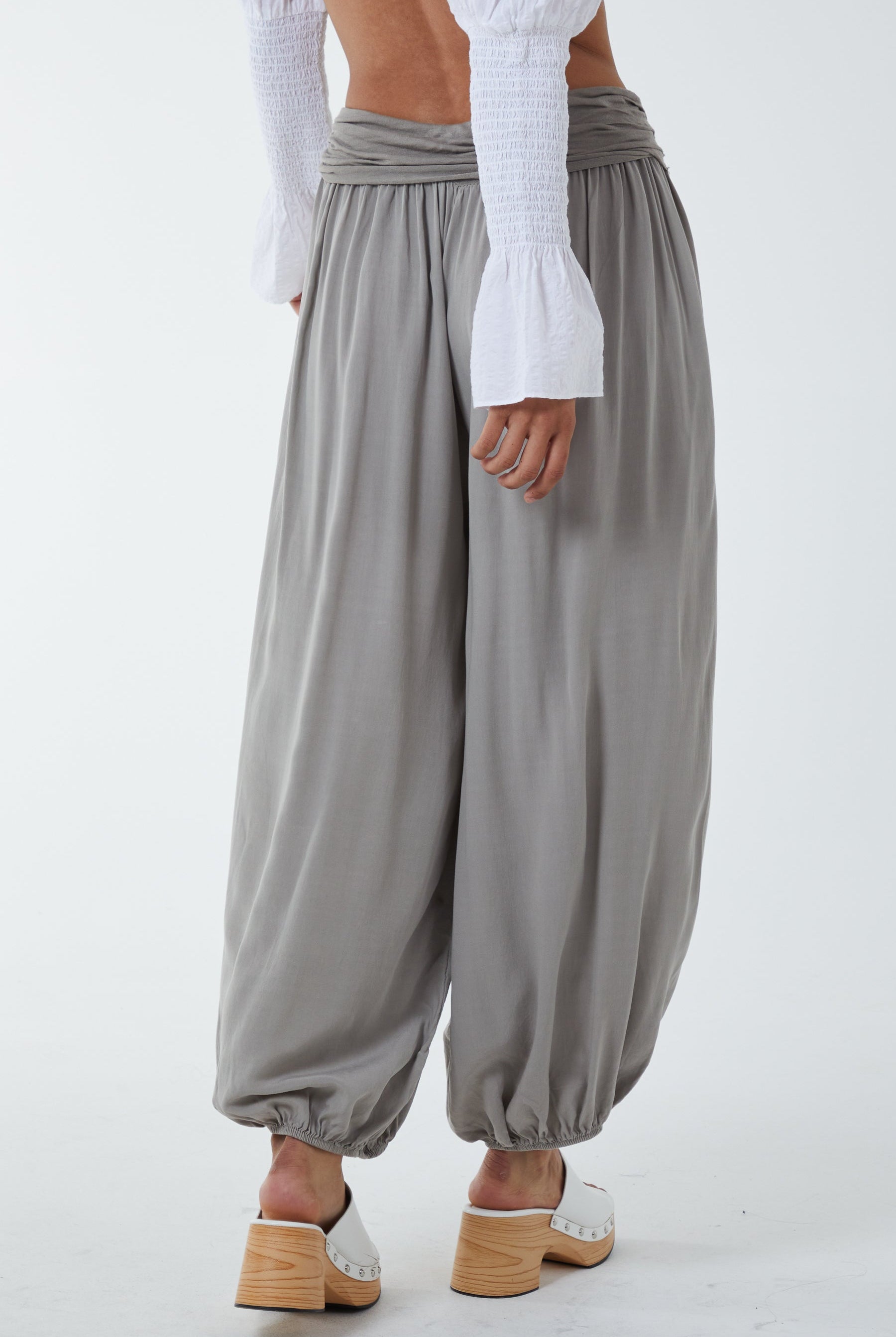 Harem Jersey Waistband Trousers TRS1 WearAll