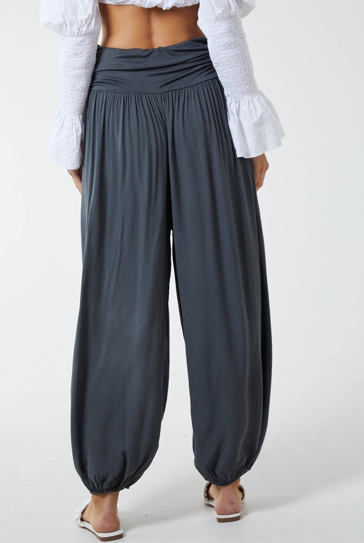Harem Jersey Waistband Trousers TRS1 WearAll