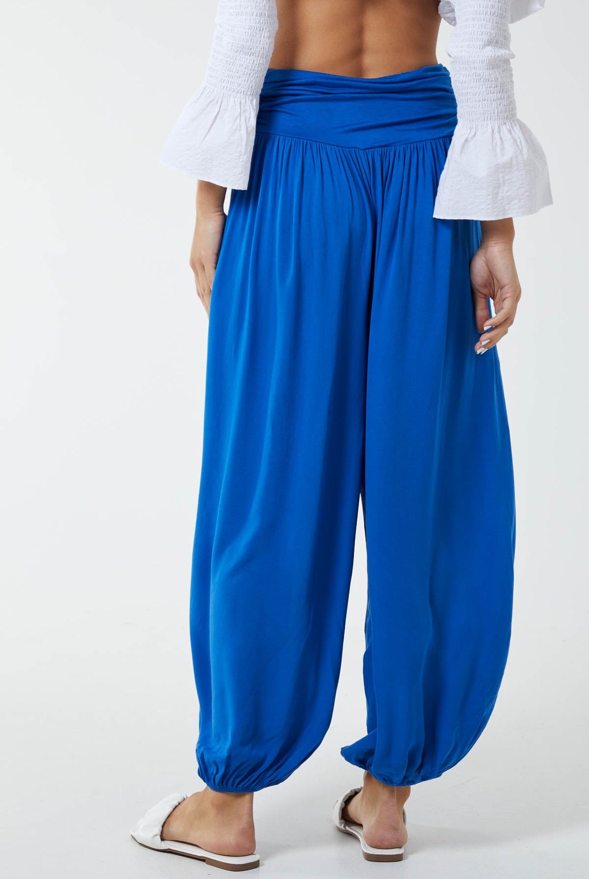 Harem Jersey Waistband Trousers TRS1 WearAll