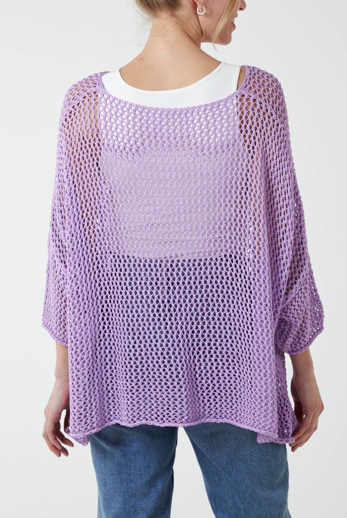 Two Pocket Crochet Blouse TOPMF2 WearAll