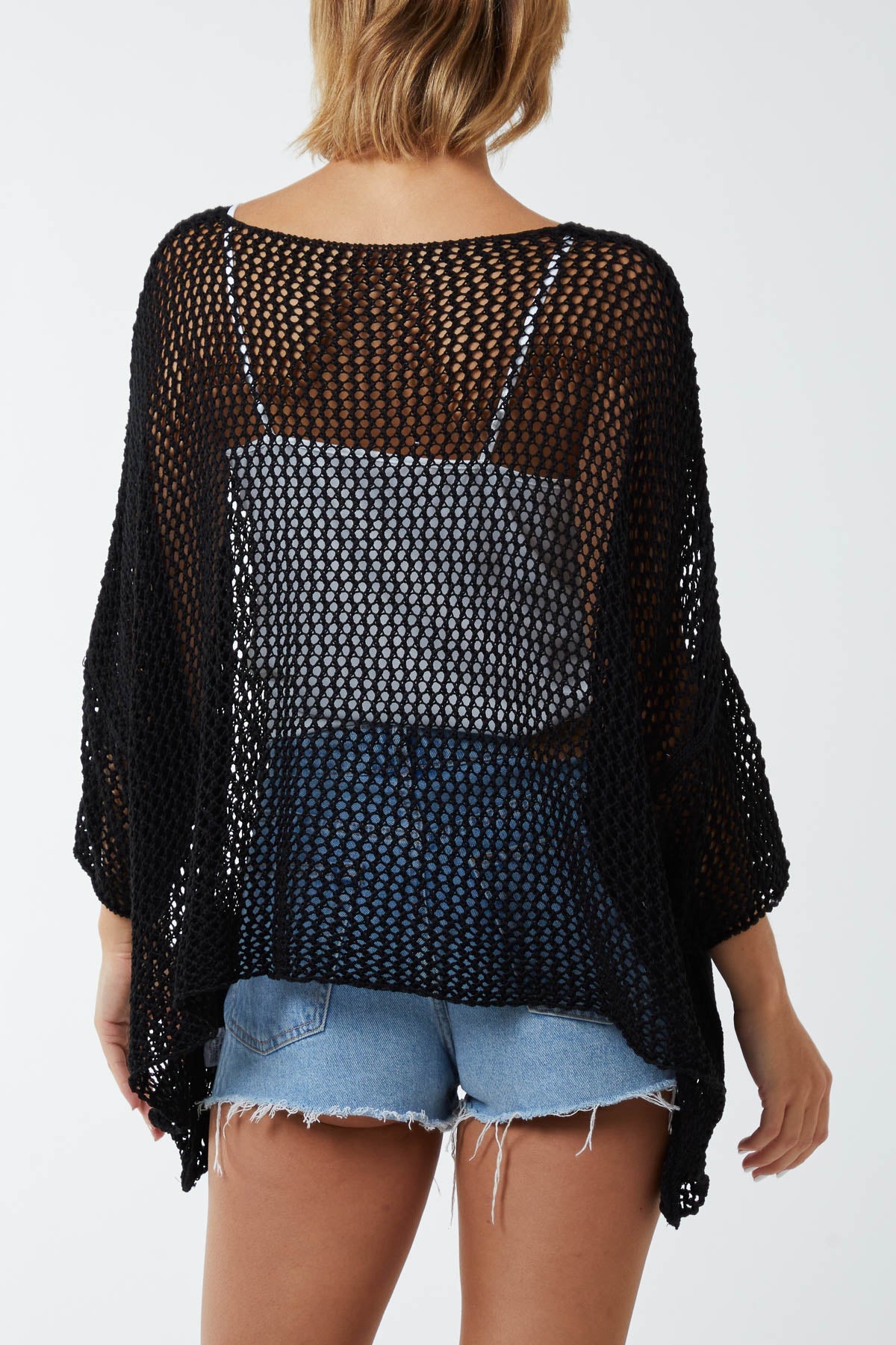 Two Pocket Crochet Blouse TOPMF2 WearAll