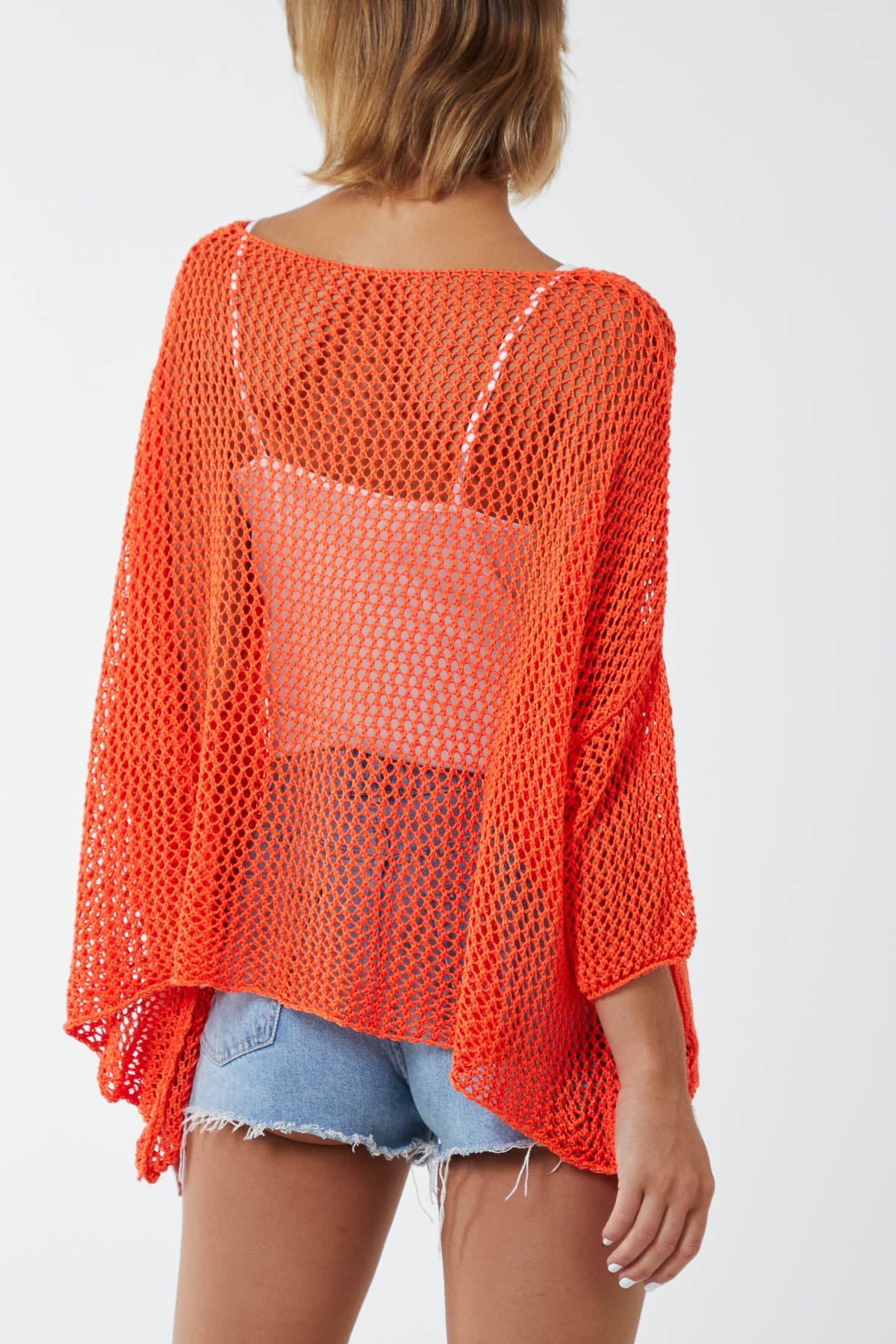 Two Pocket Crochet Blouse TOPMF2 WearAll