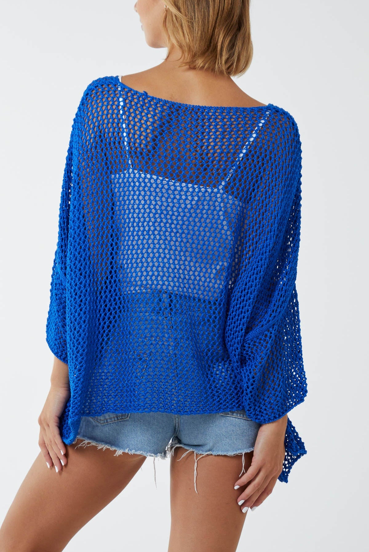 Two Pocket Crochet Blouse TOPMF2 WearAll