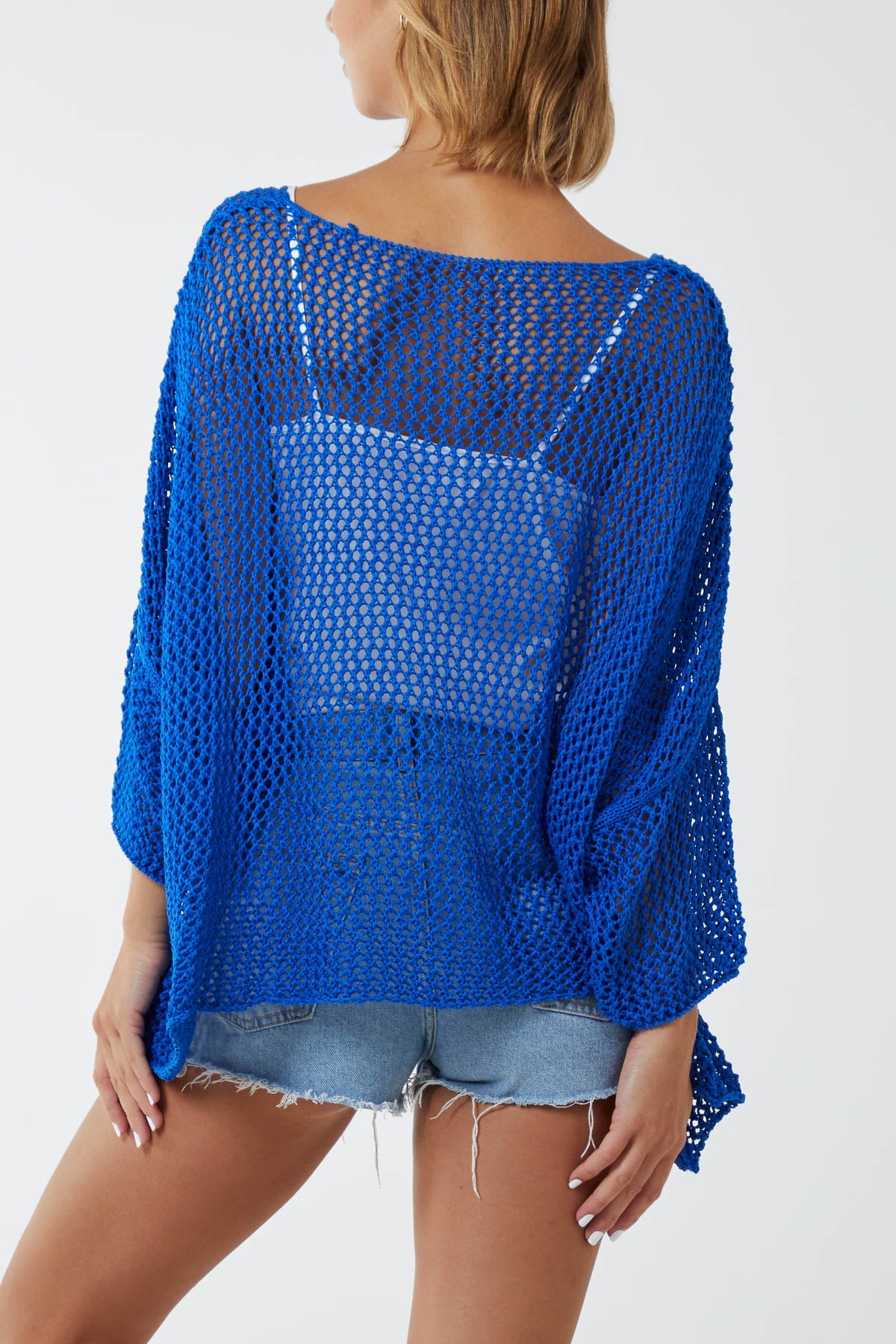 Two Pocket Crochet Blouse TOPMF2 WearAll