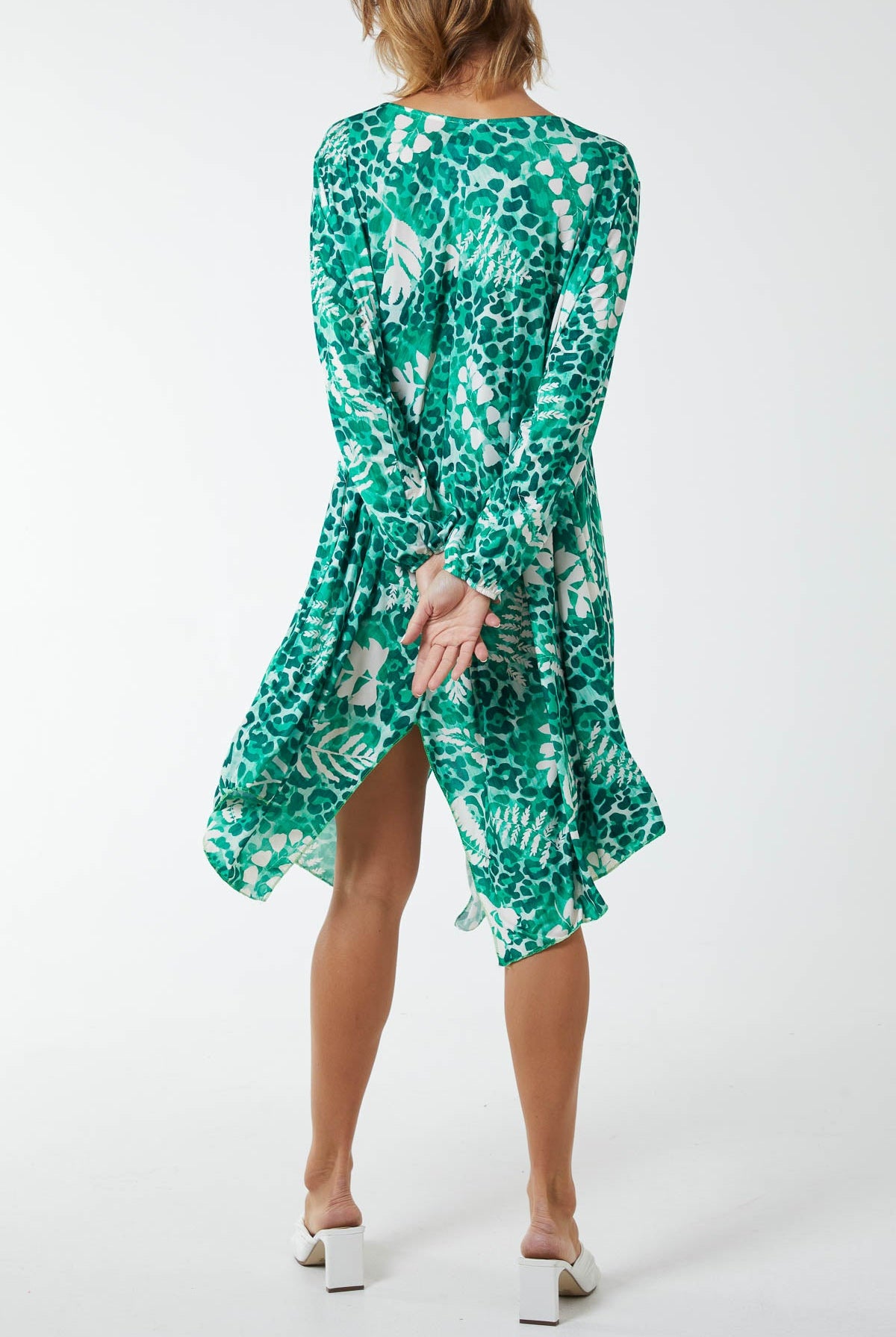 Animal Printed Trapeze Swing Dress DMF2 WearAll