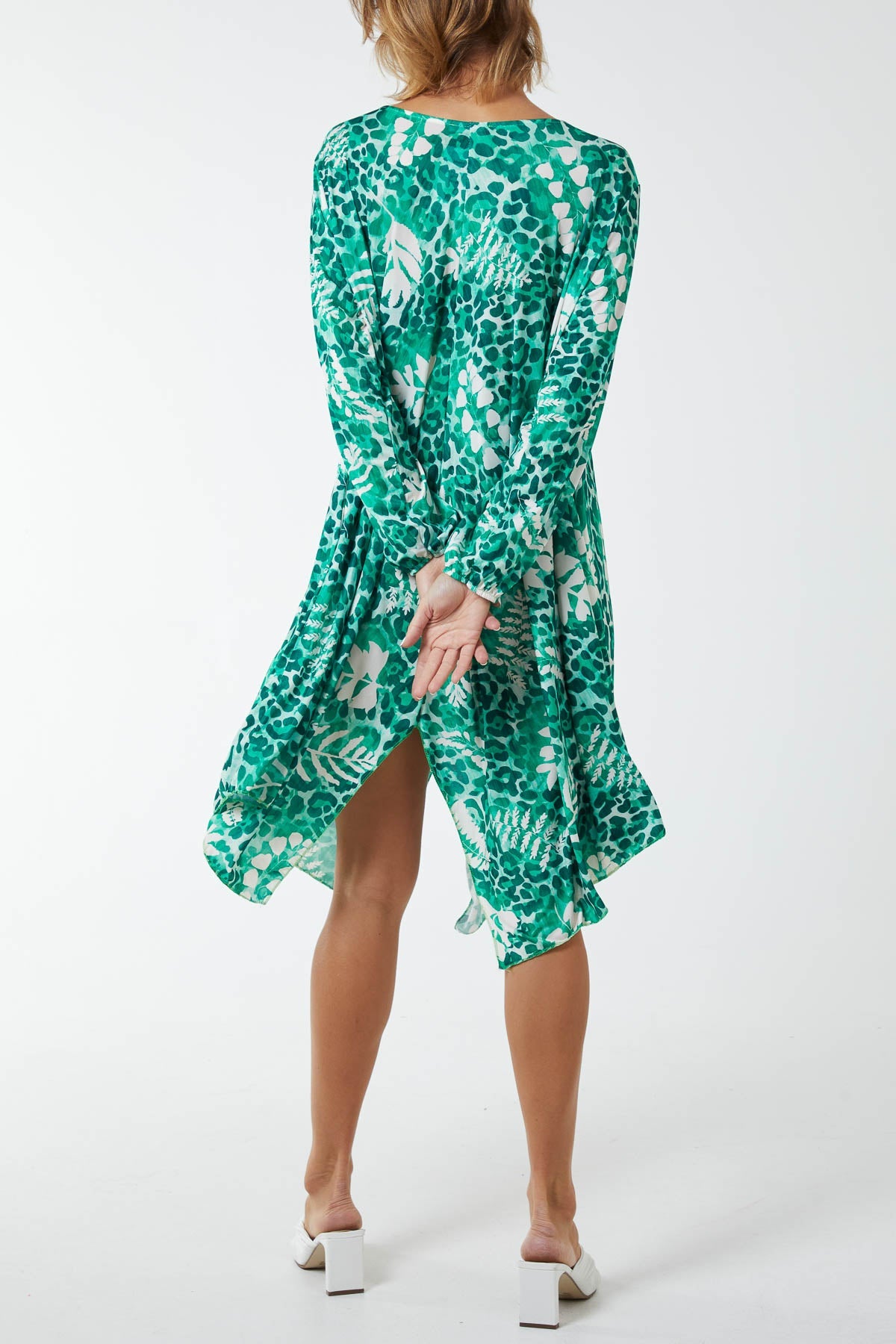 Animal Printed Trapeze Swing Dress DMF2 WearAll