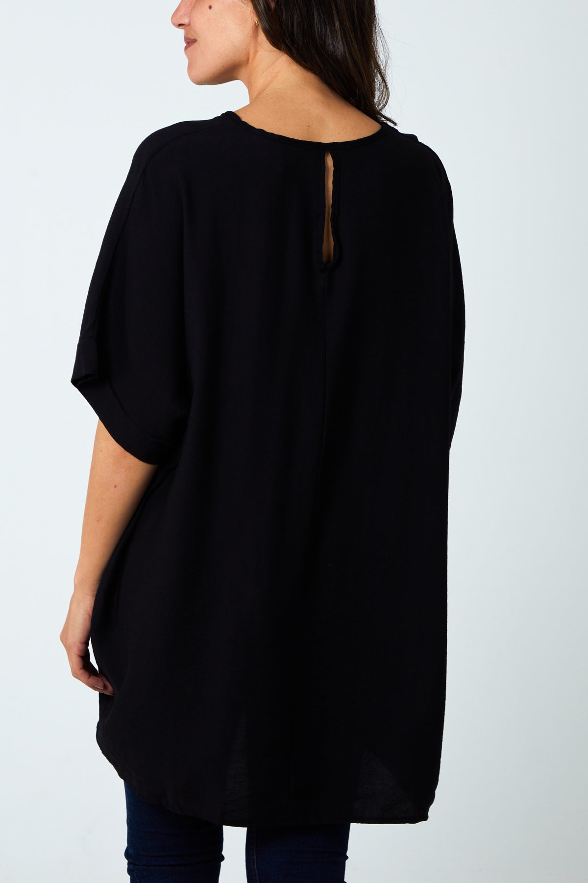 Sequin Evil Eye Short Sleeve Dress DMF2 WearAll