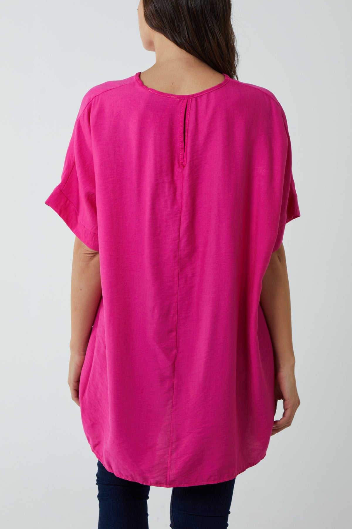 Sequin Evil Eye Short Sleeve Dress DMF2 WearAll