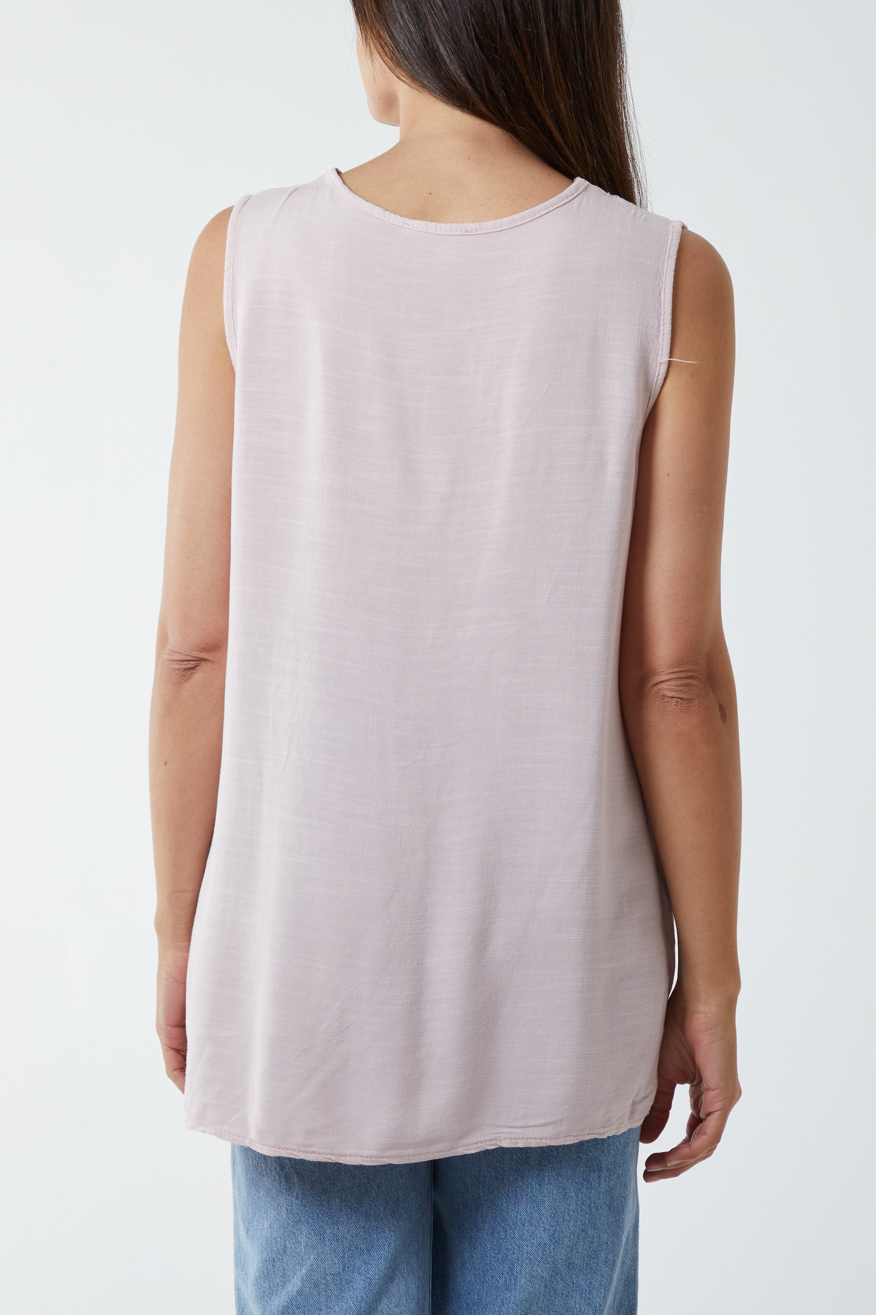 Kiwi Collar Satin Trim Vest TOPMF2 WearAll