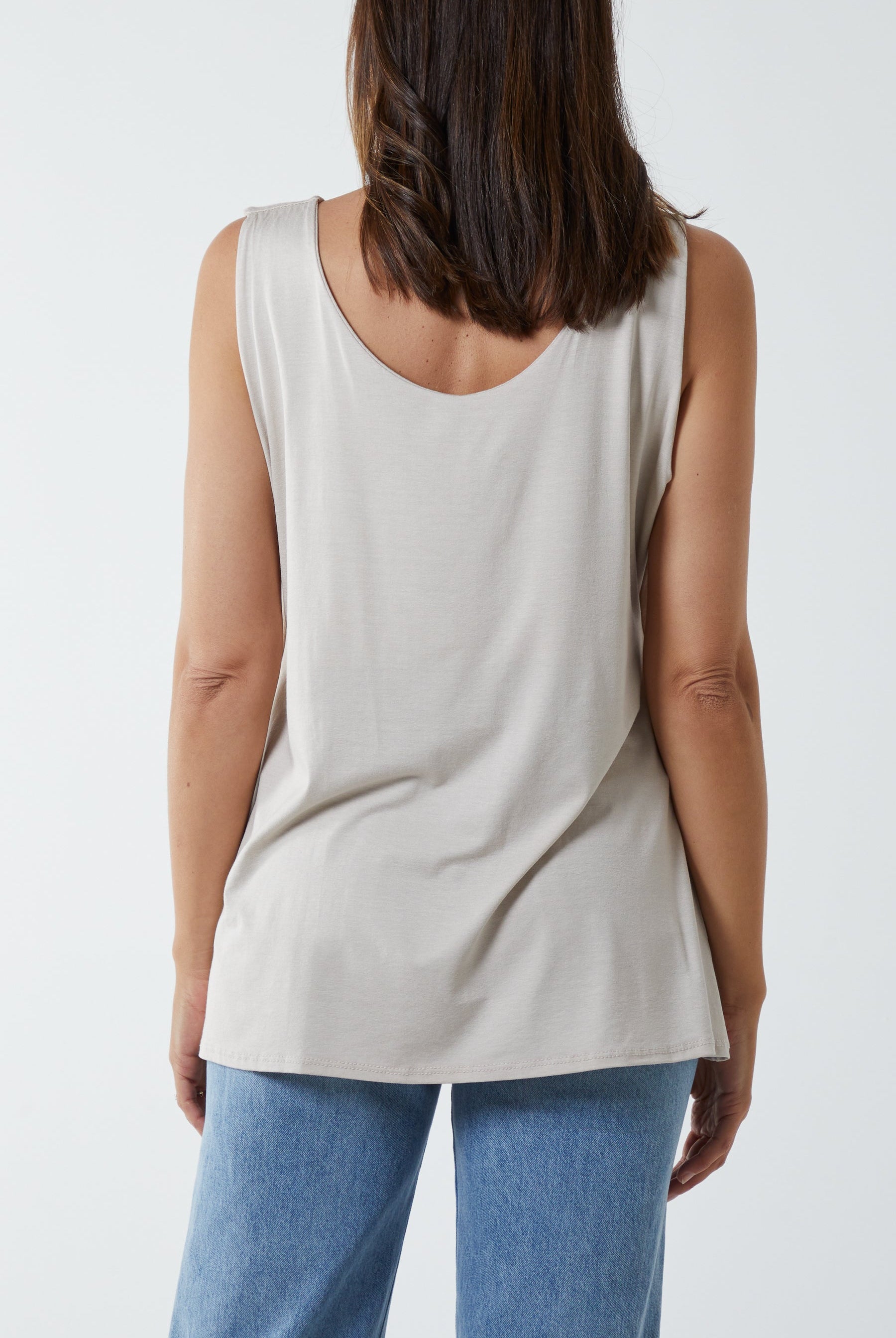 Double Layer Scoop Vest Vests WearAll