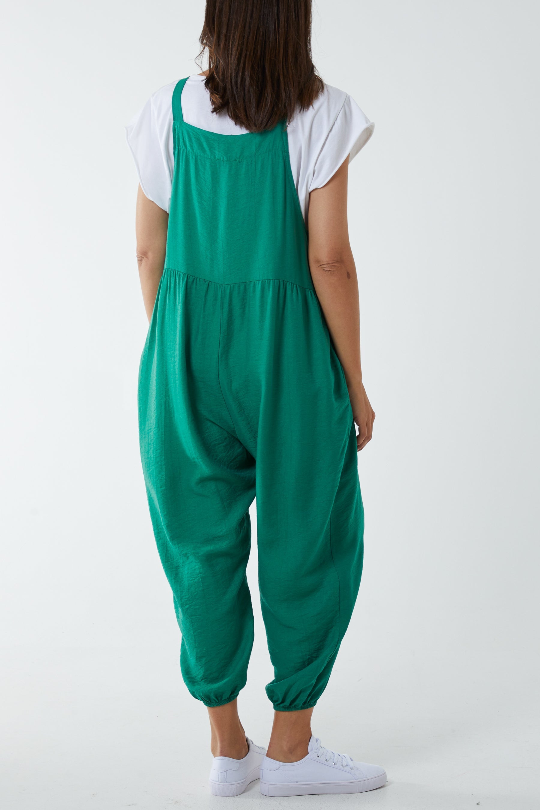 Pocket Crepe Satin Dungarees Dungarees WearAll