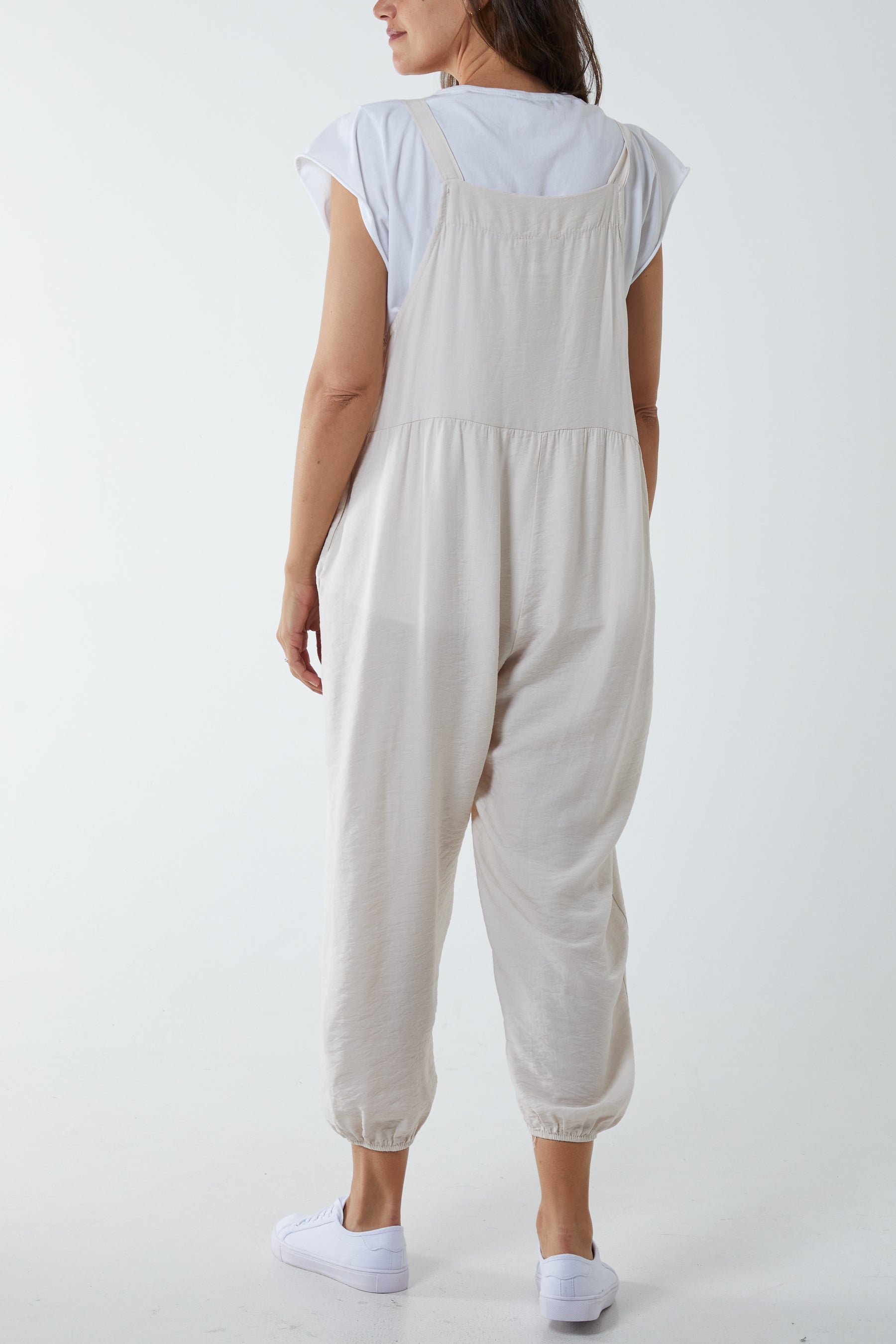 Pocket Crepe Satin Dungarees Dungarees WearAll