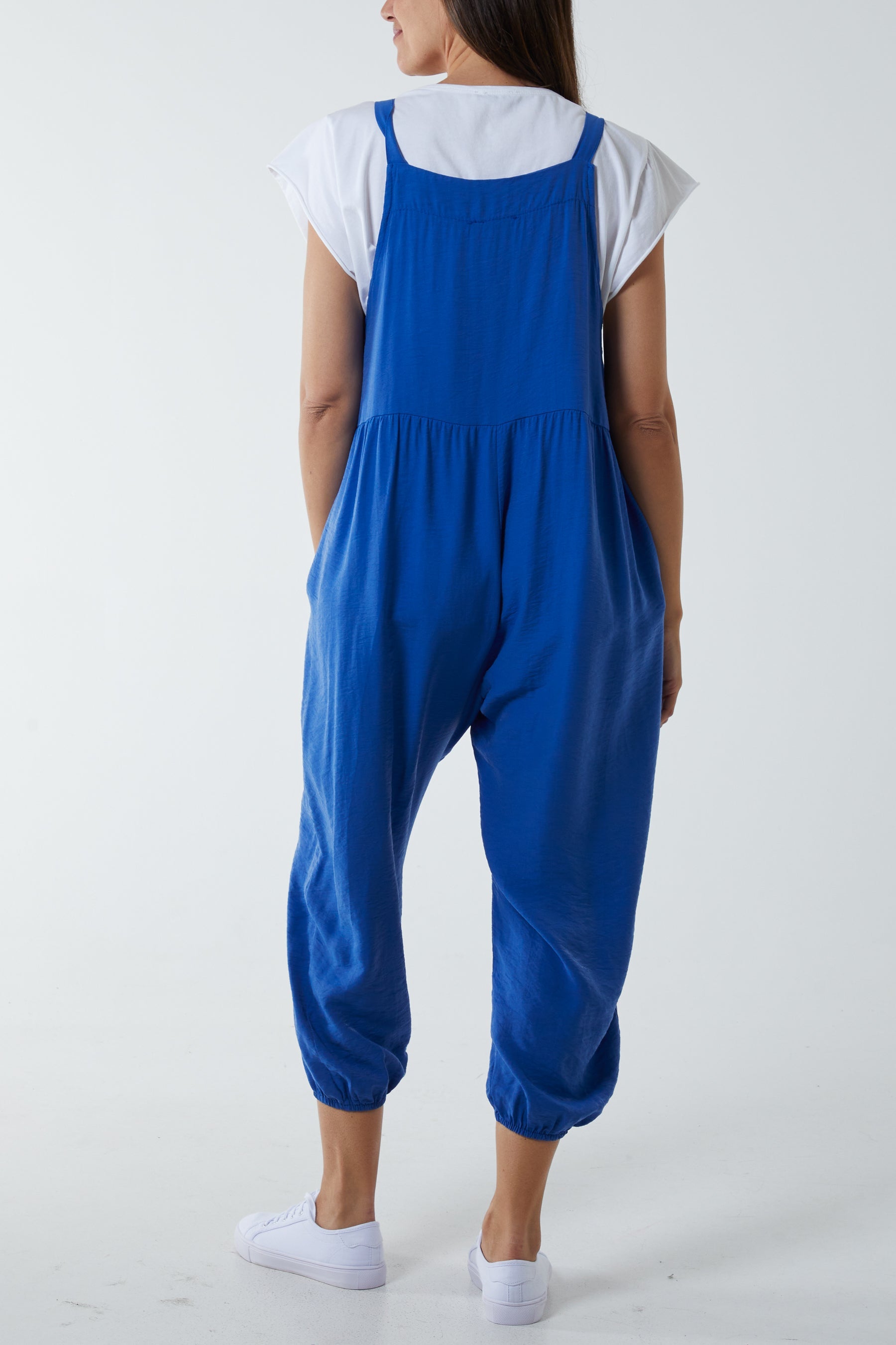 Pocket Crepe Satin Dungarees Dungarees WearAll