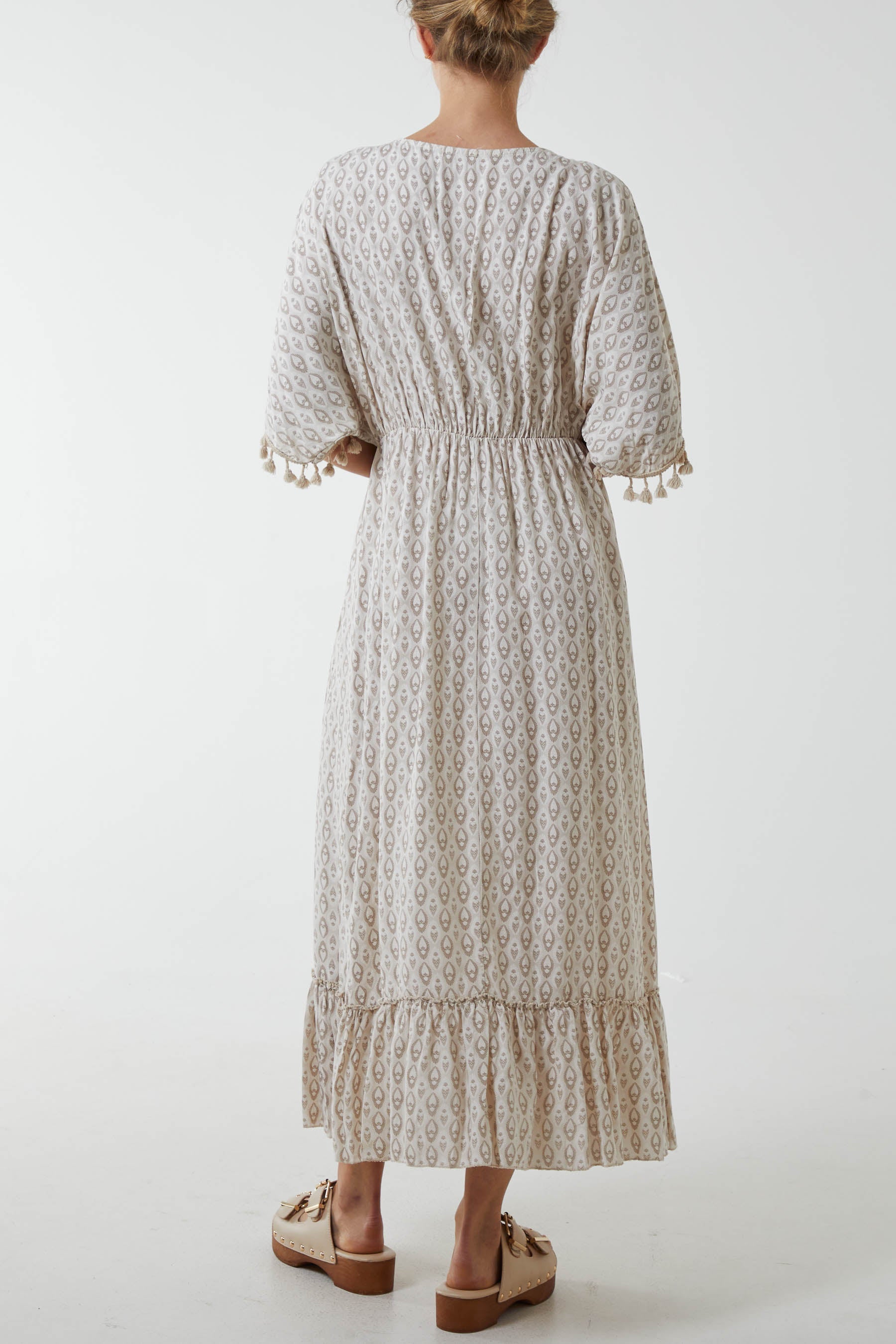 Mosaic Print Tassel Dress Dresses WearAll