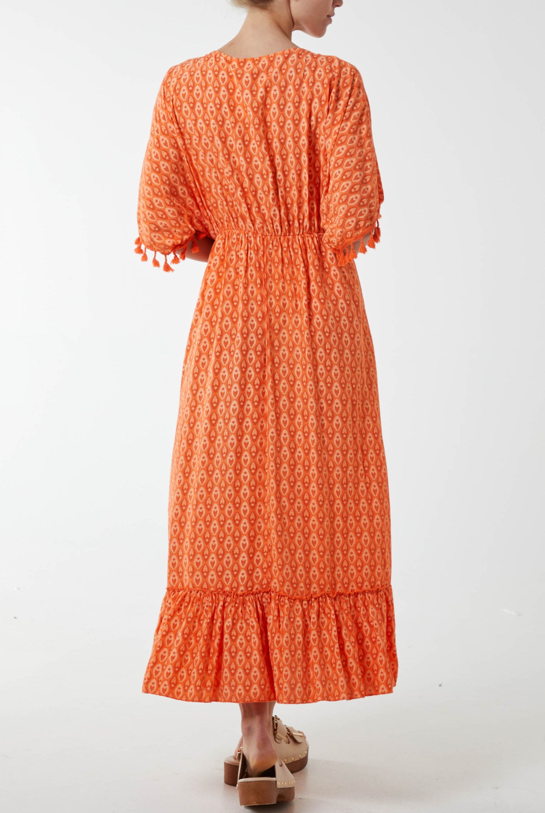 Mosaic Print Tassel Dress Dresses WearAll