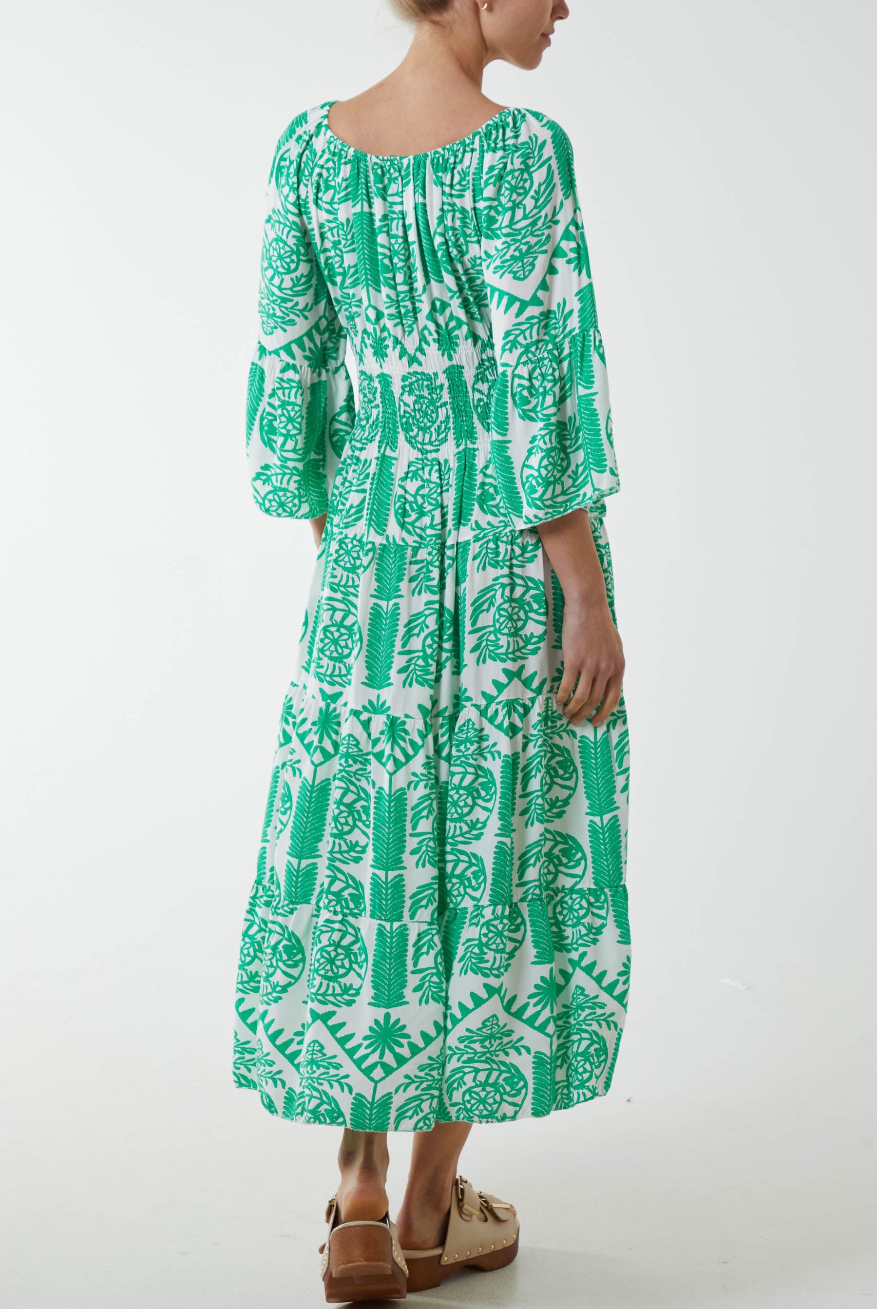 Gypsy Barot Baroque Button Dress Dresses WearAll