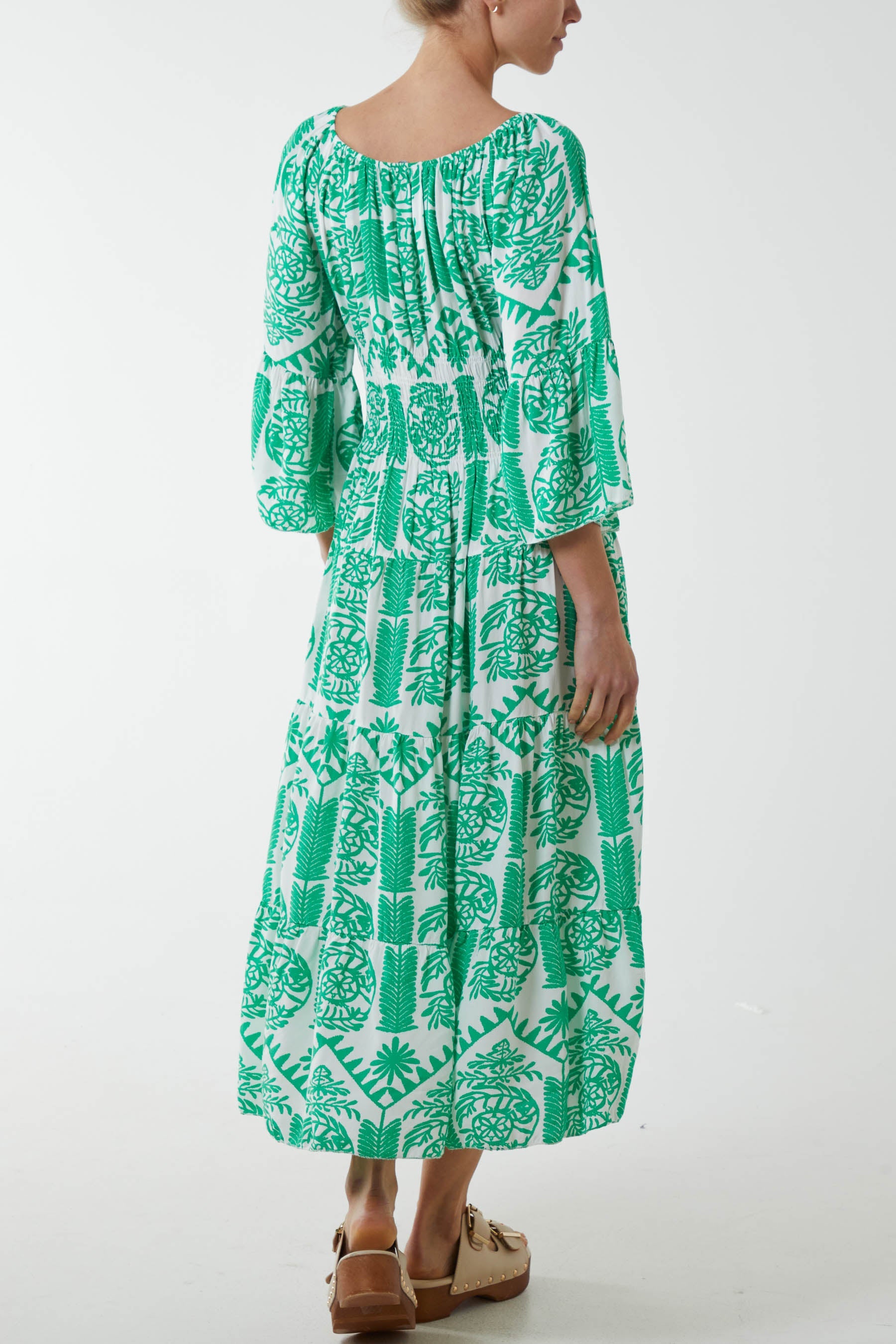 Gypsy Barot Baroque Button Dress Dresses WearAll