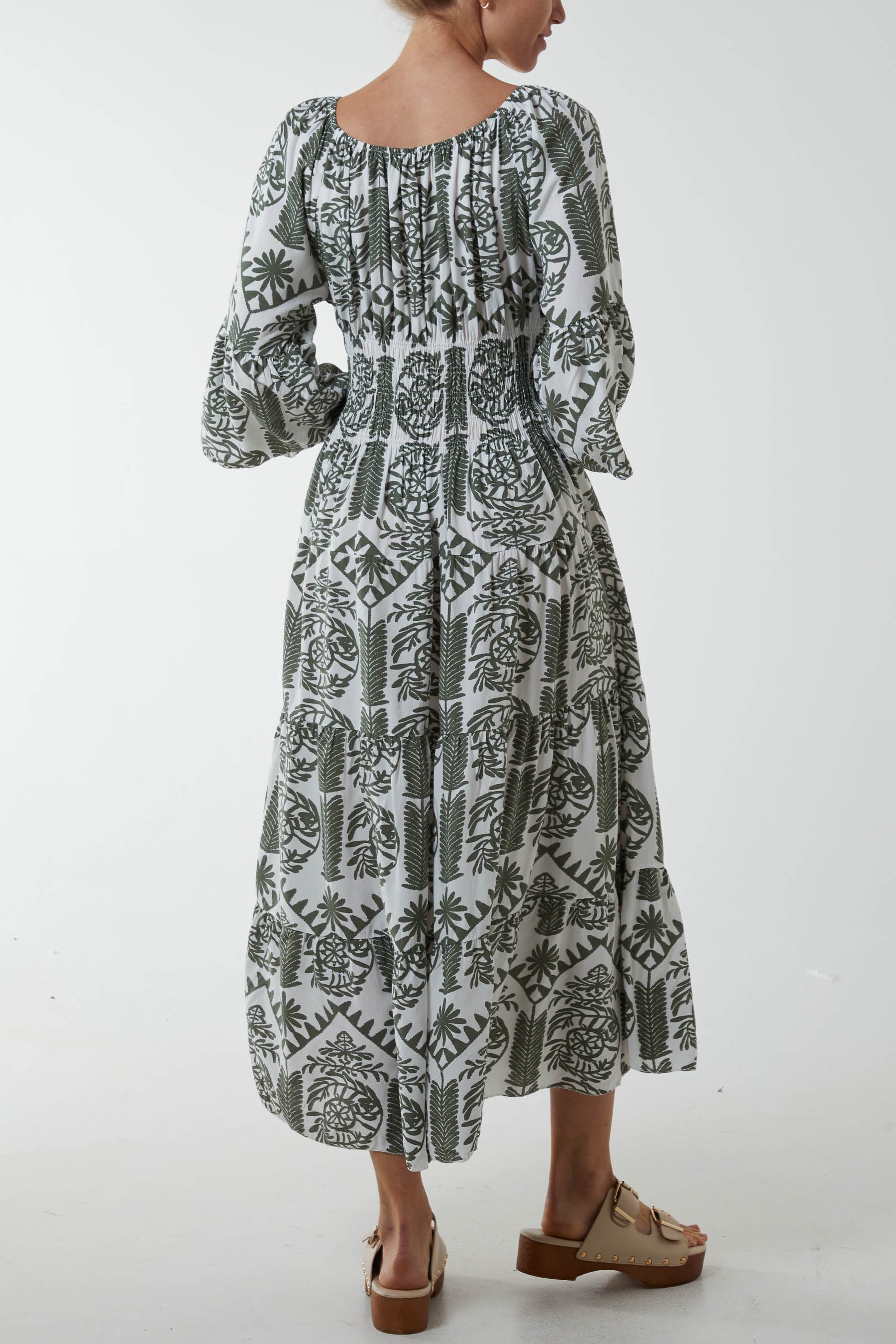 Gypsy Barot Baroque Button Dress Dresses WearAll