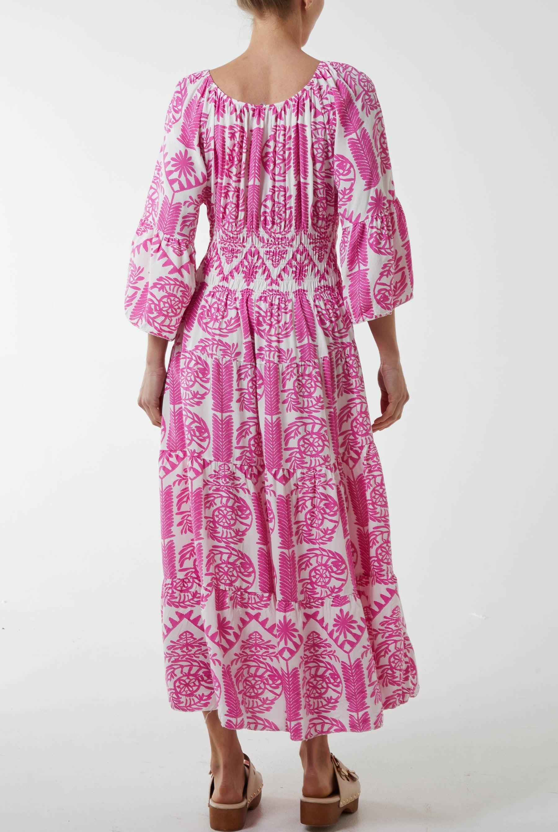 Gypsy Barot Baroque Button Dress Dresses WearAll