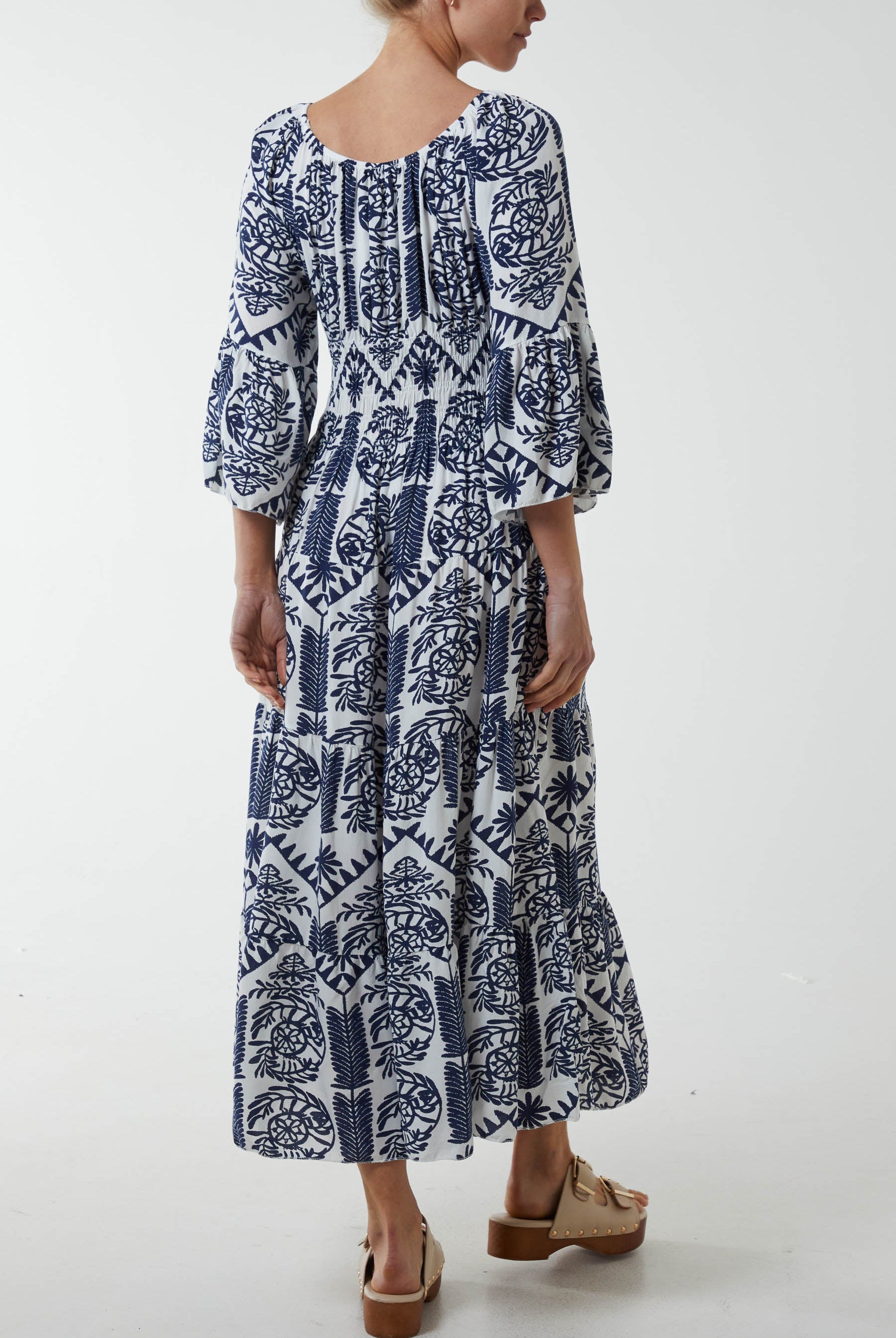 Gypsy Barot Baroque Button Dress Dresses WearAll