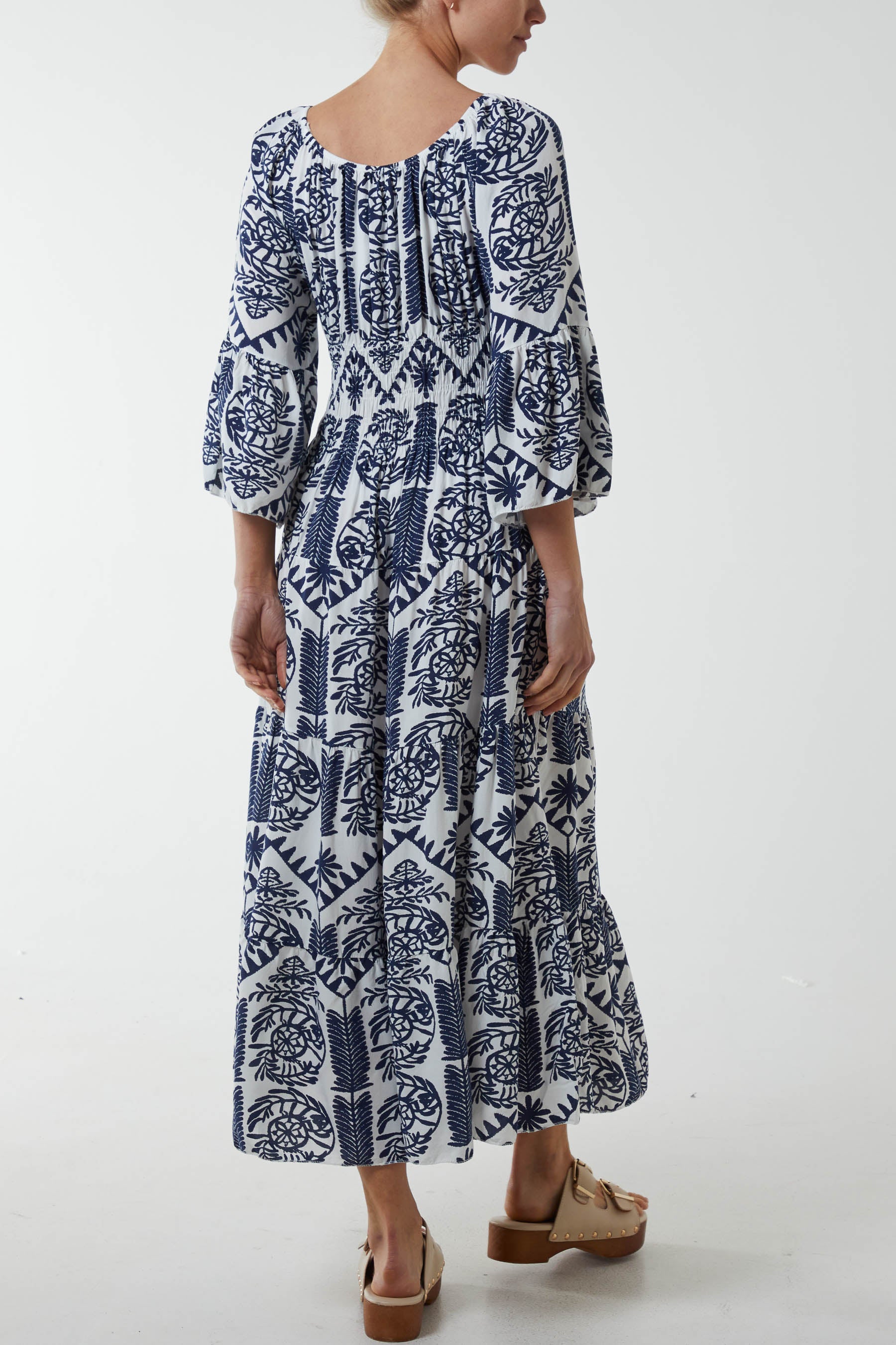 Gypsy Barot Baroque Button Dress Dresses WearAll