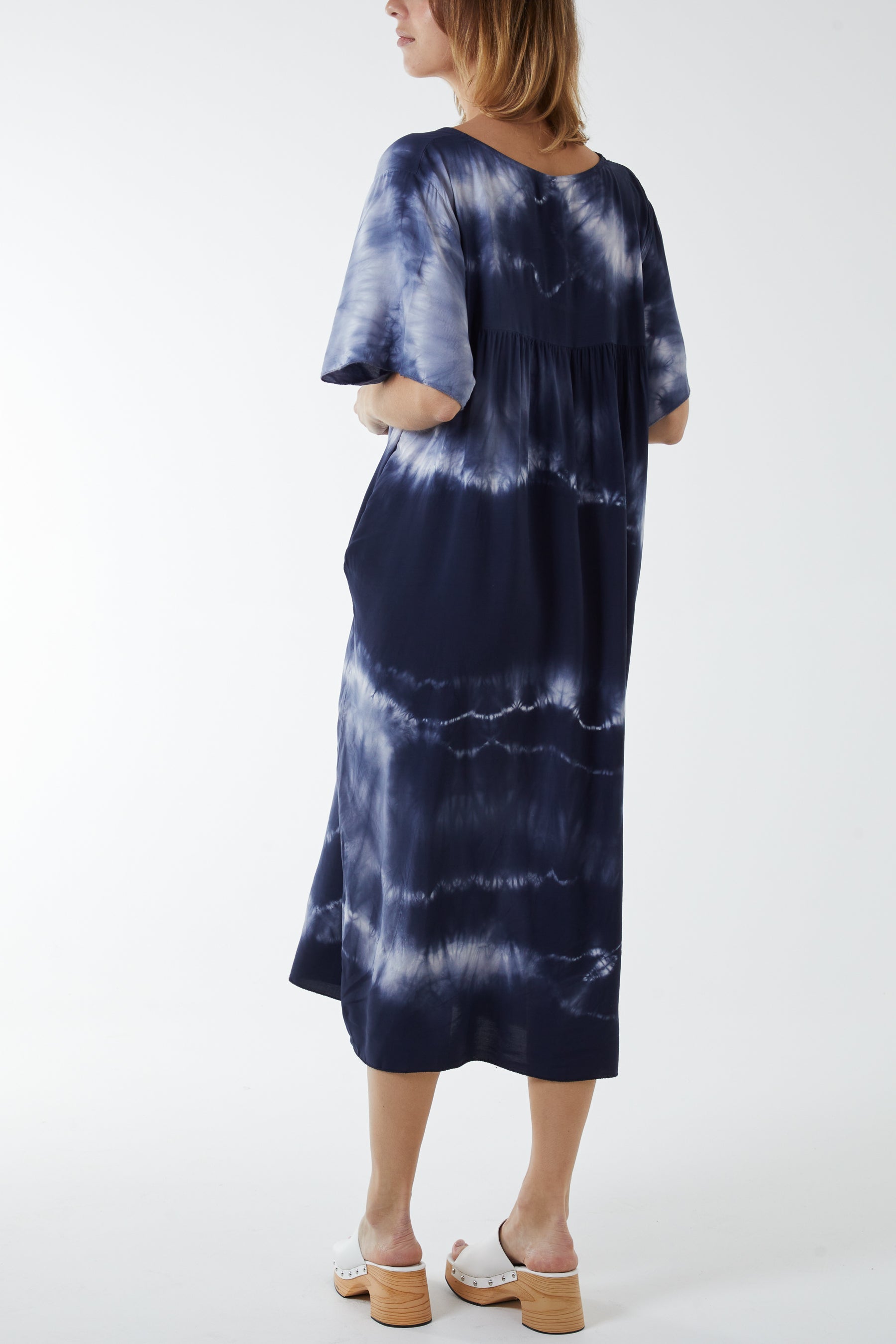 V-Neck Tie Dye Maxi Dress Dresses WearAll