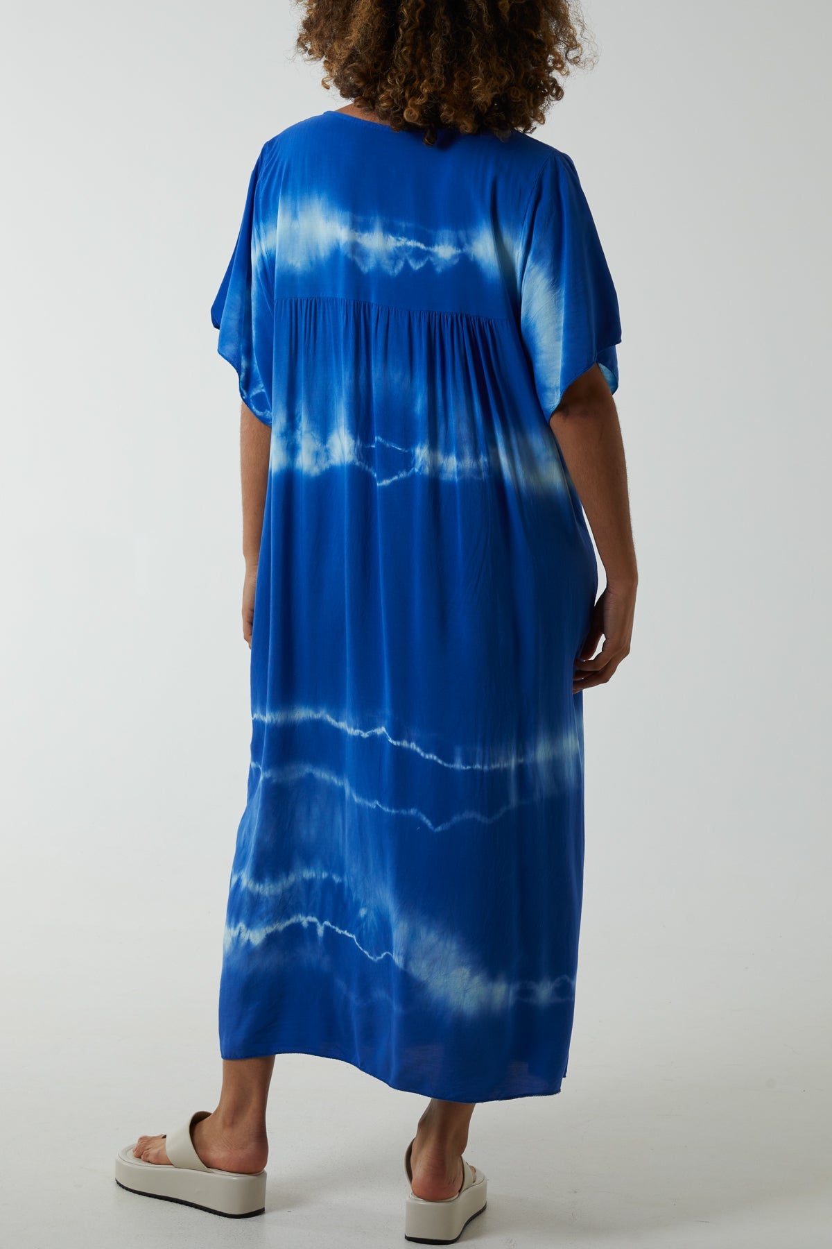 V-Neck Tie Dye Maxi Dress Dresses WearAll