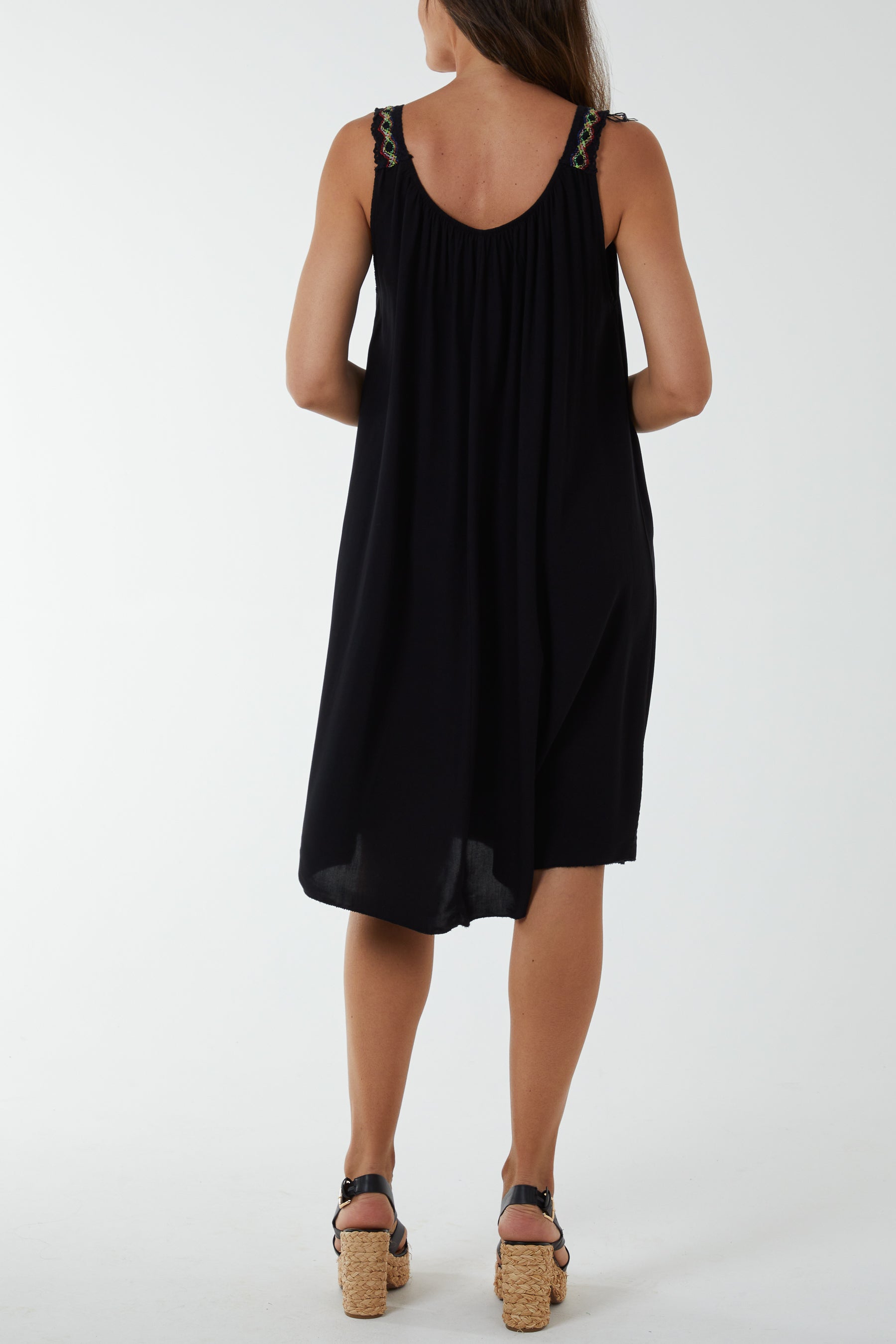 Crochet Strap Mini Dress Dresses WearAll