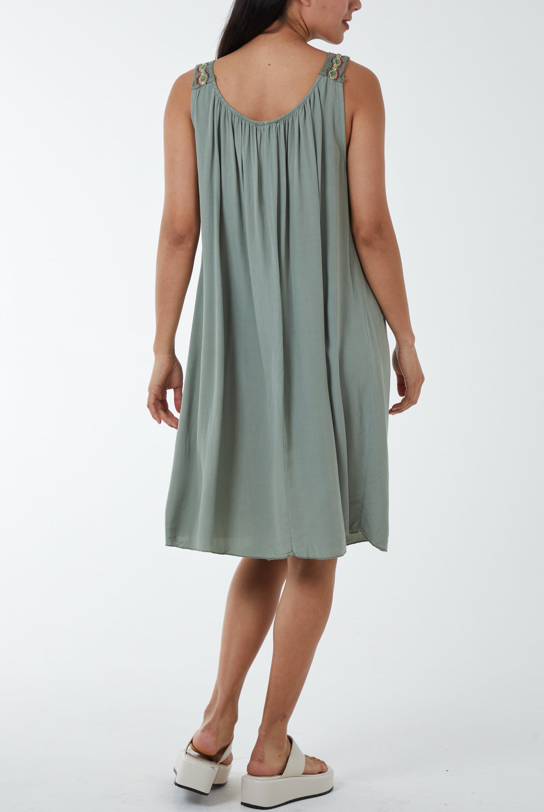 Crochet Strap Mini Dress Dresses WearAll