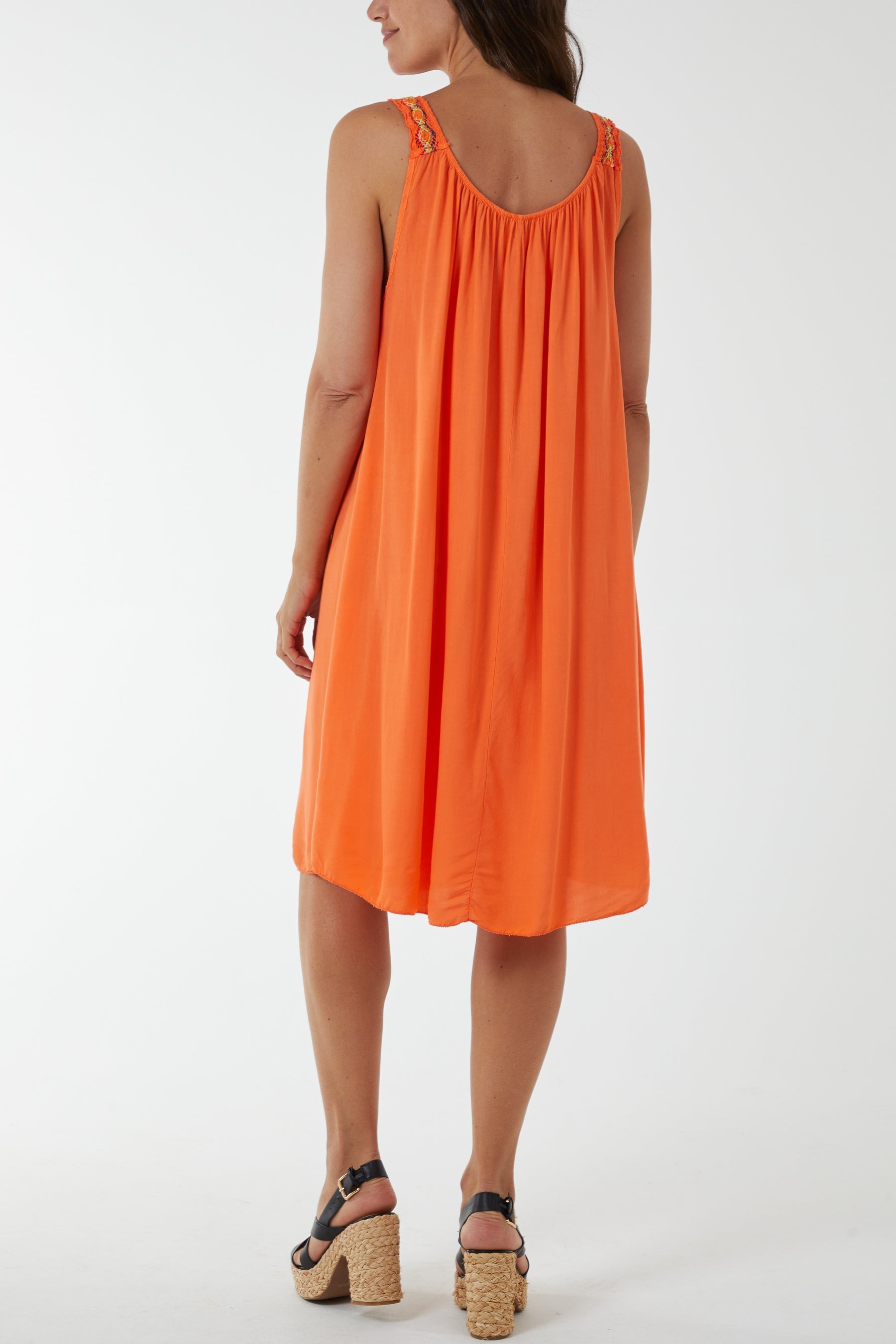 Crochet Strap Mini Dress Dresses WearAll