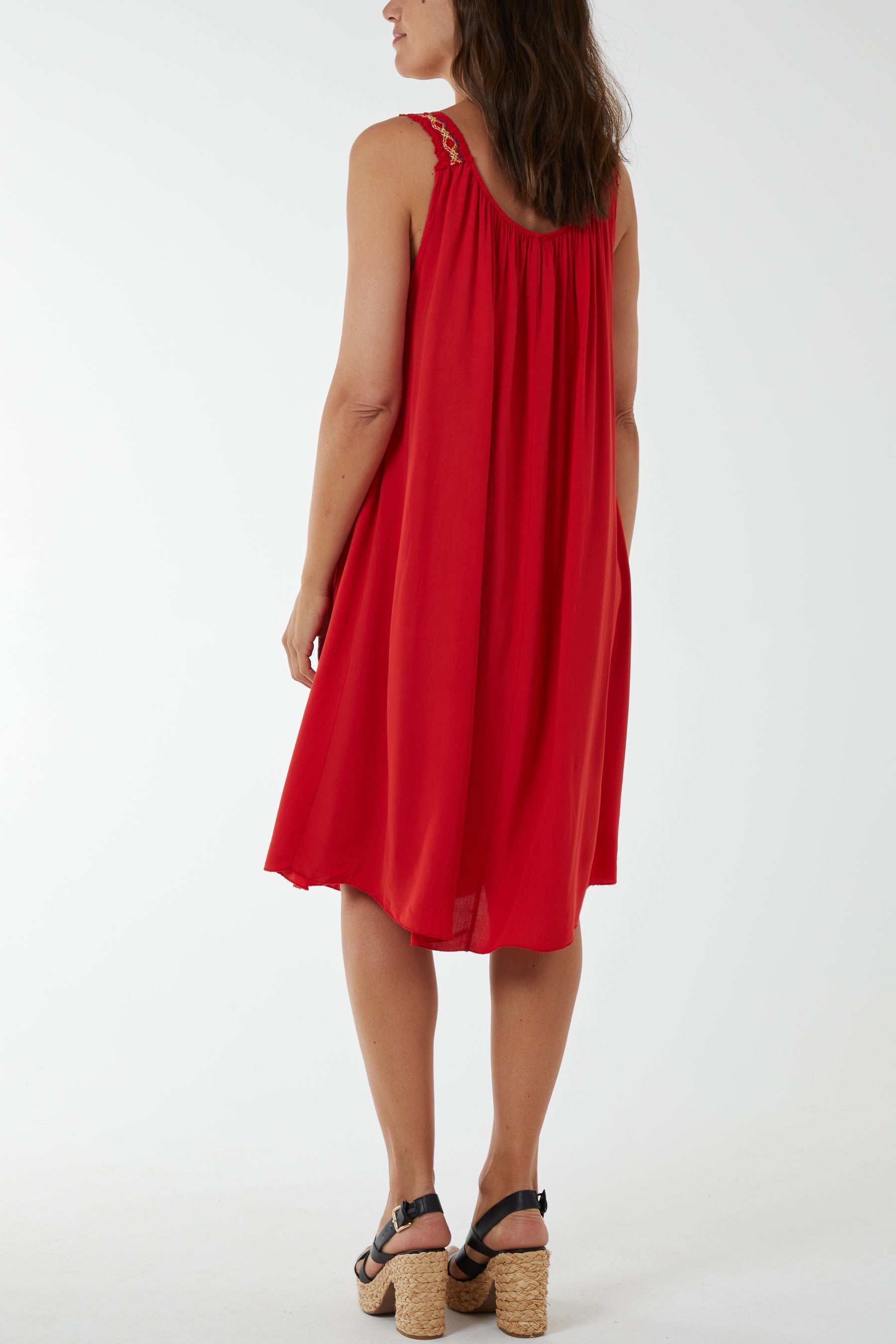 Crochet Strap Mini Dress Dresses WearAll