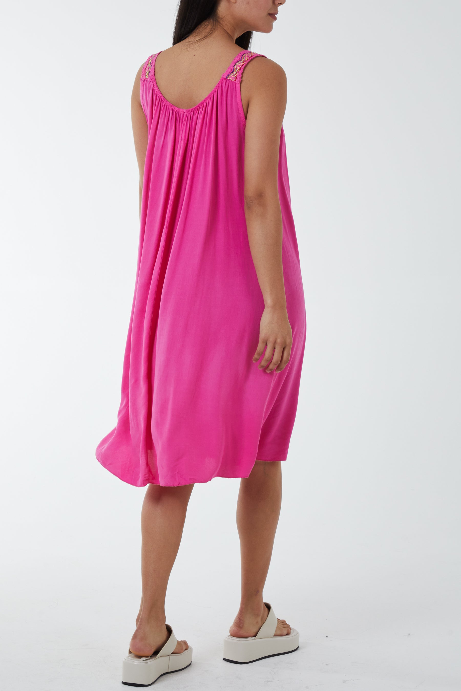 Crochet Strap Mini Dress Dresses WearAll