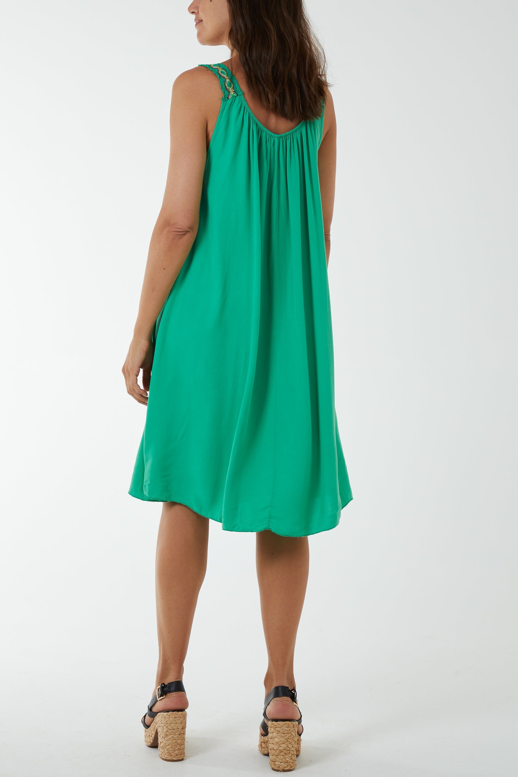 Crochet Strap Mini Dress Dresses WearAll