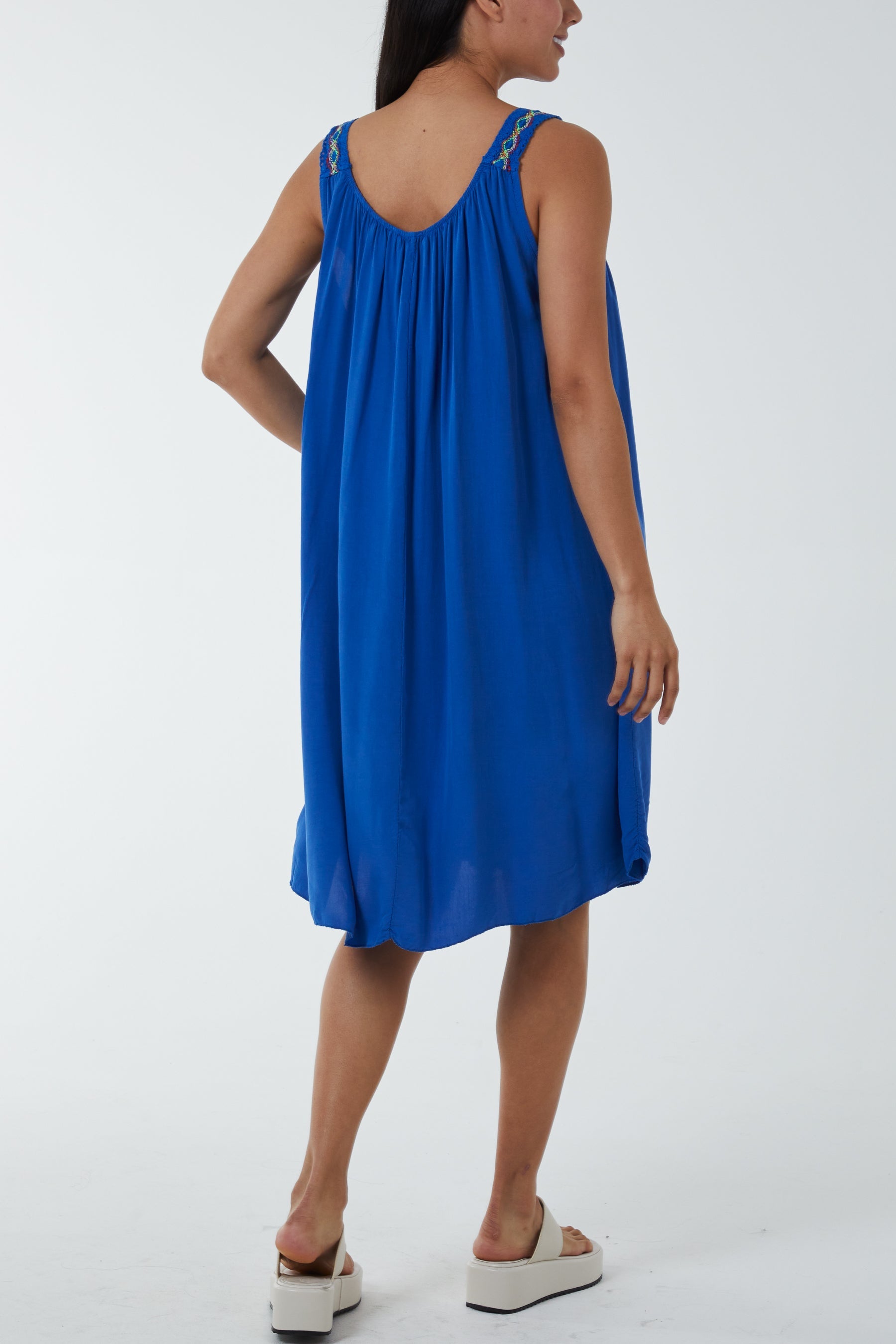 Crochet Strap Mini Dress Dresses WearAll