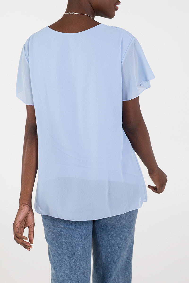 Necklace Pleated Top TOPMF2 WearAll