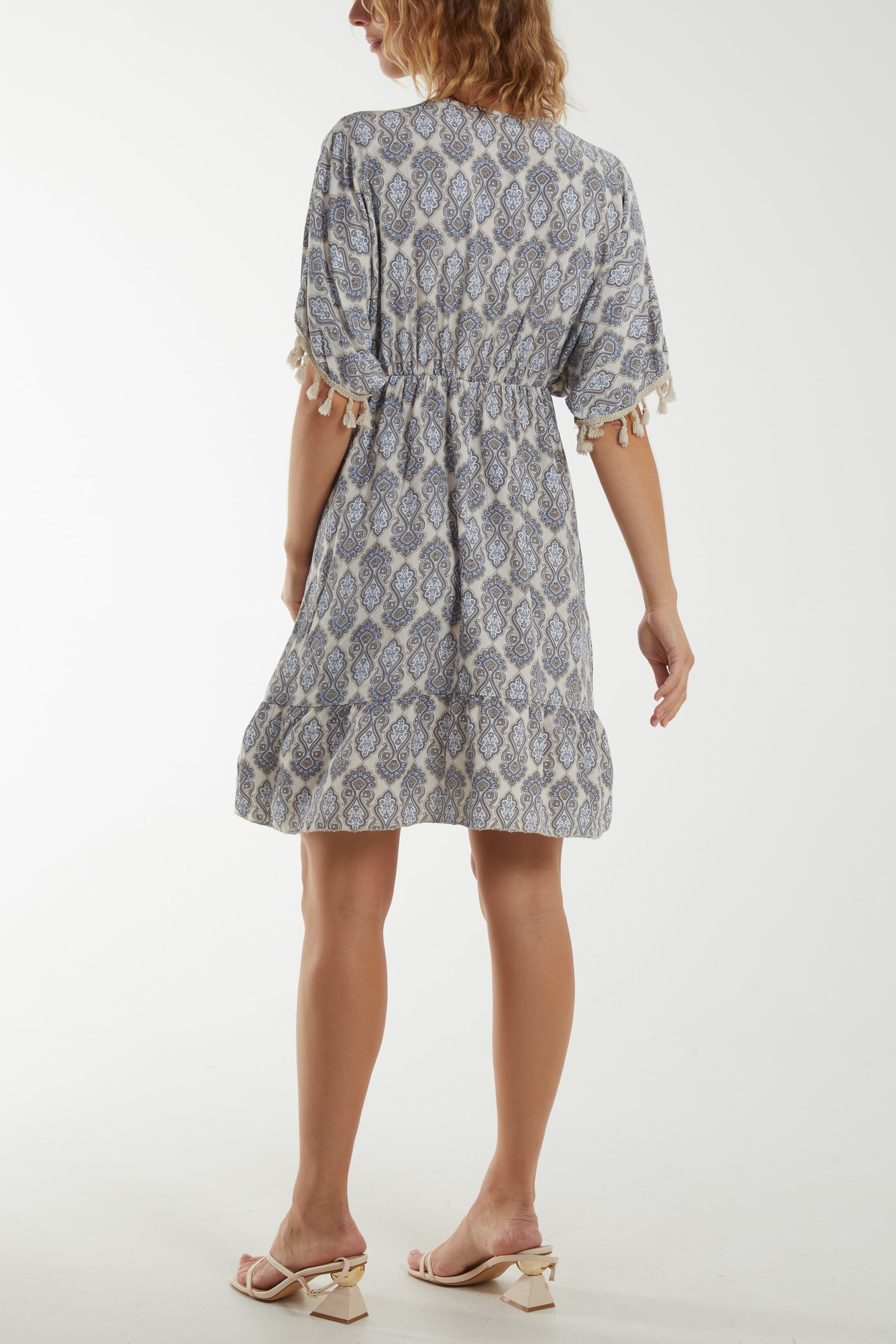 Morrocan Print Tassel Dress Dresses WearAll