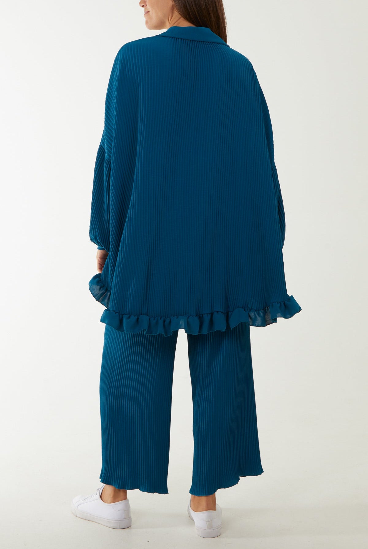 Plisse Shirt & Trouser Co-Ord Set Co-Ords WearAll