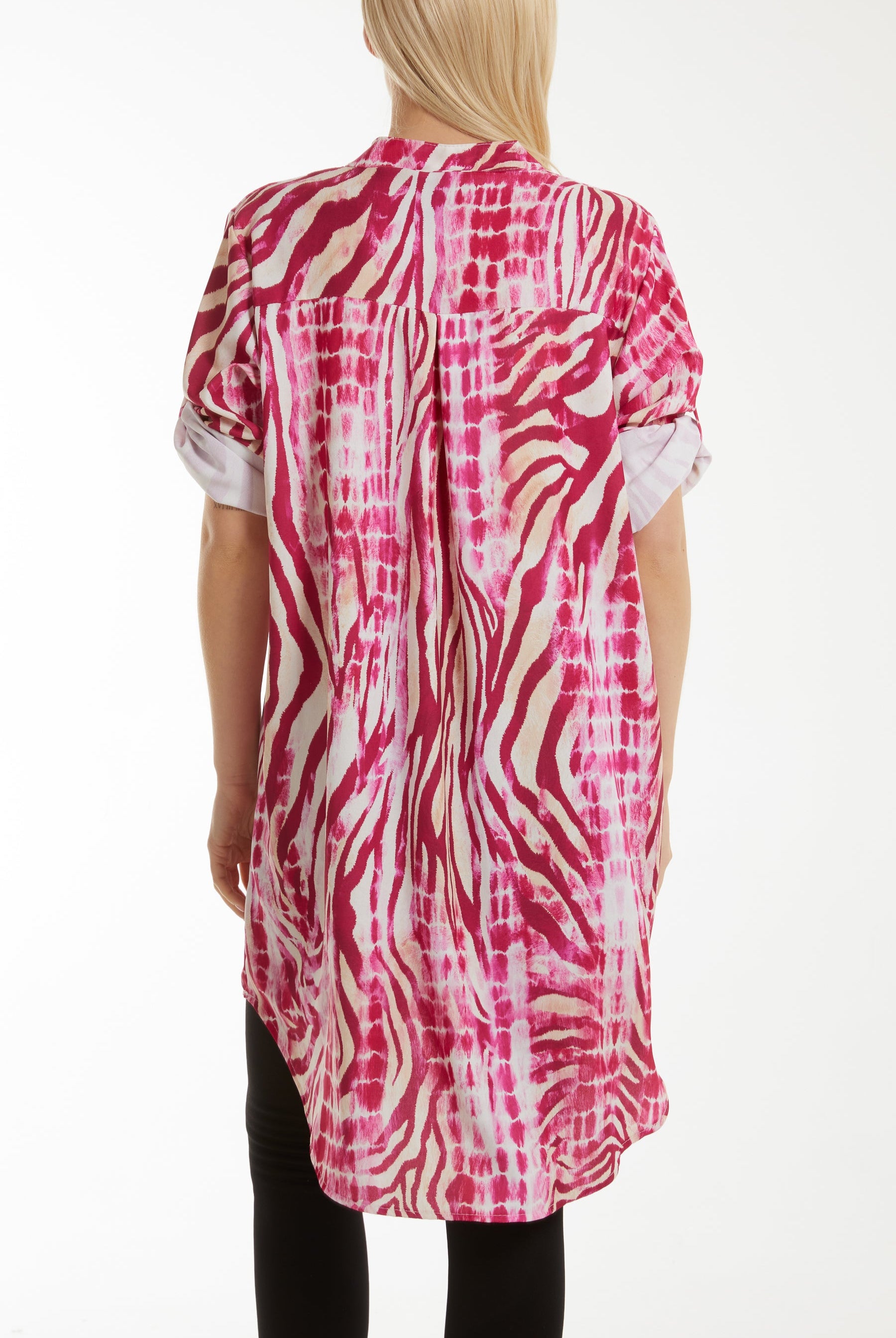 Mixed Animal Print Mini Dress/Shirt Dresses WearAll