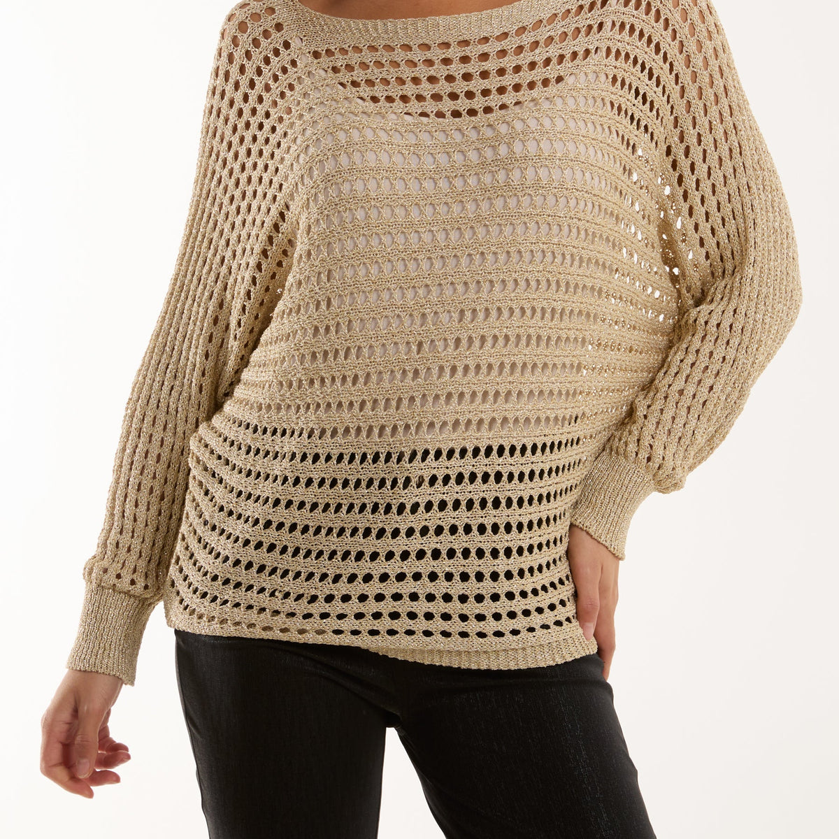 CROCHET KNIT TOP Made in Italy main image 1