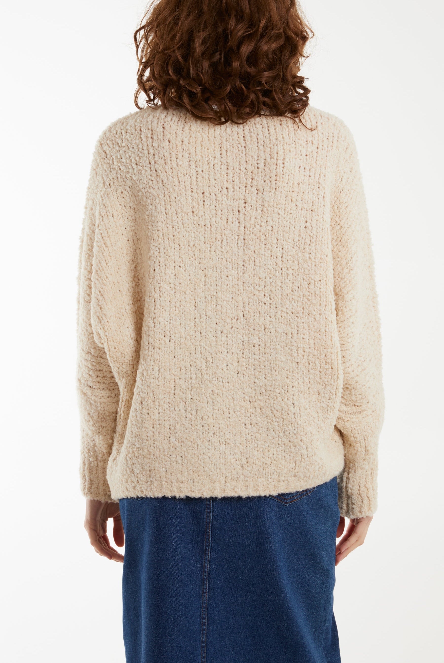 Wool Blend Daisy Boucle Super Soft Knit Jumpers WearAll