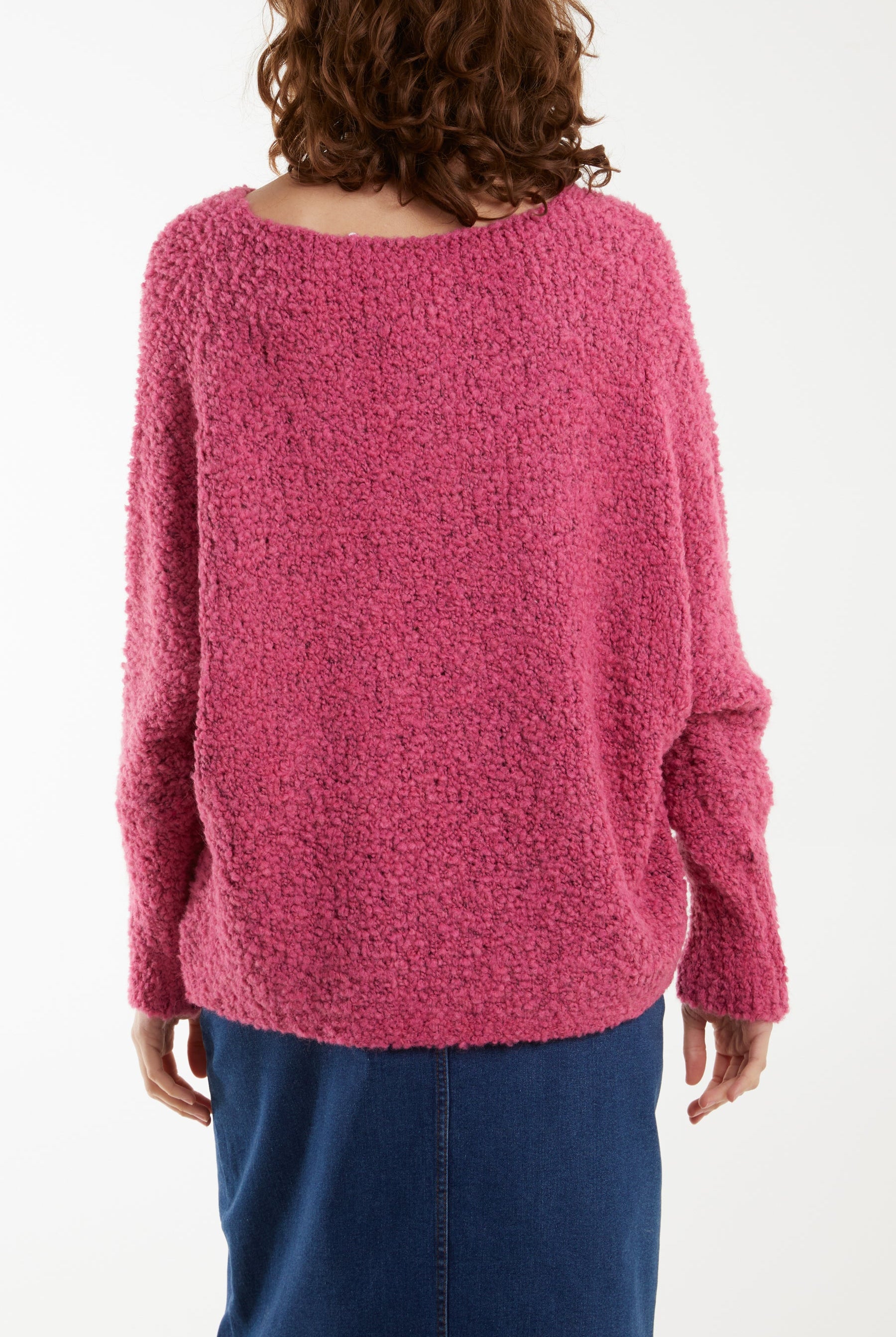 Wool Blend Daisy Boucle Super Soft Knit Jumpers WearAll