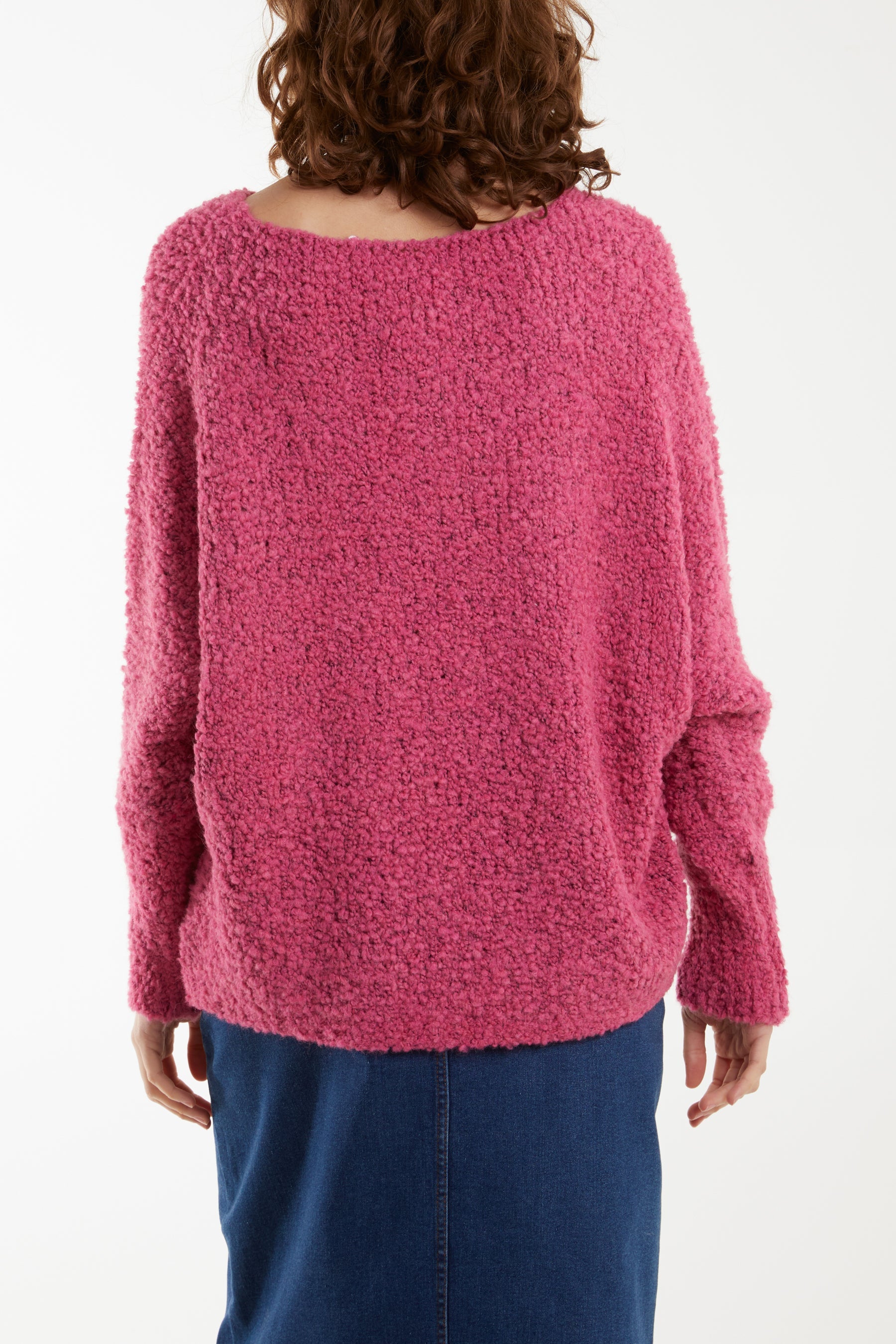 Wool Blend Daisy Boucle Super Soft Knit Jumpers WearAll