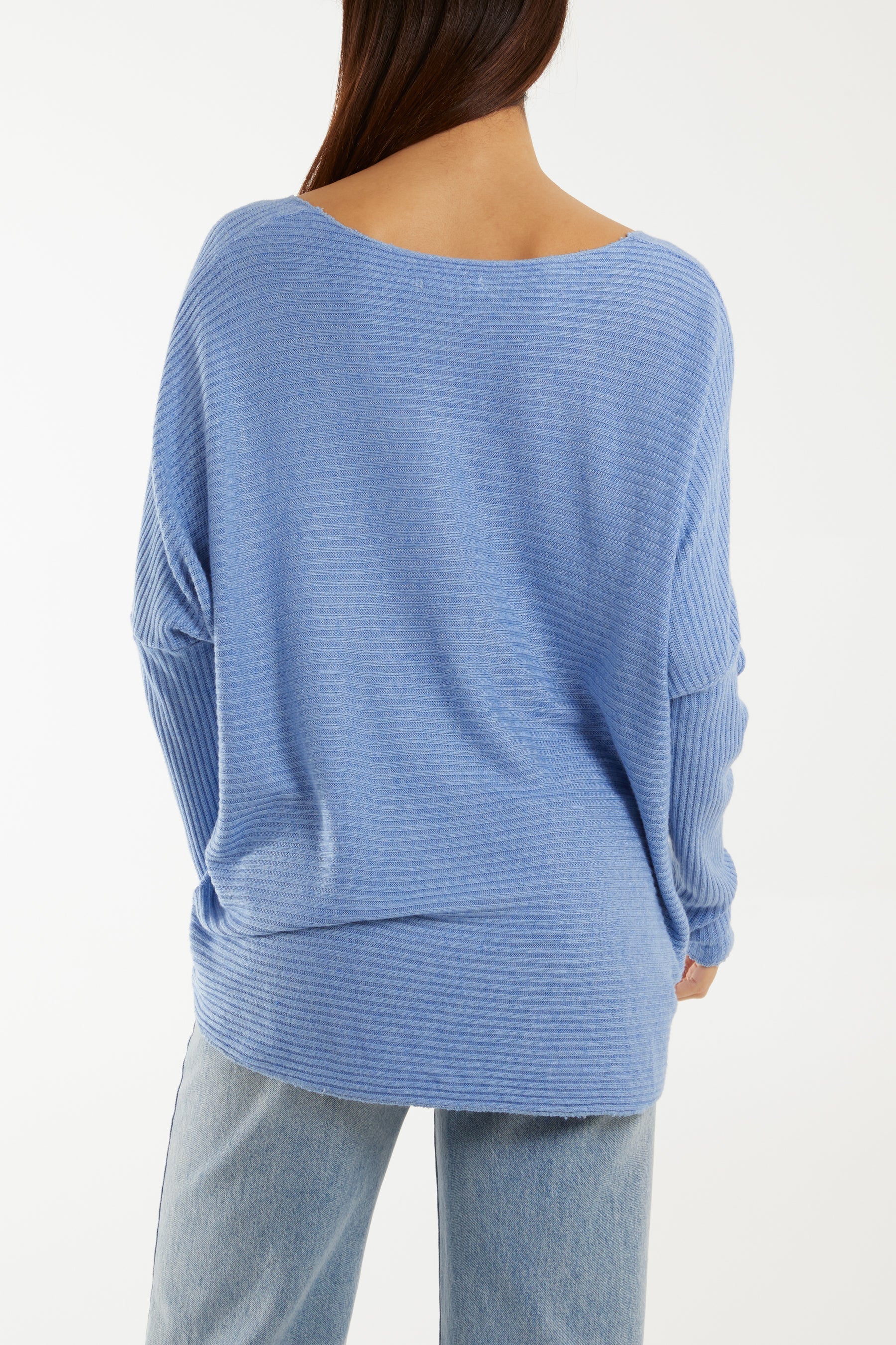 Wool Blend Floral Ribbed Knit Jumper Jumpers WearAll