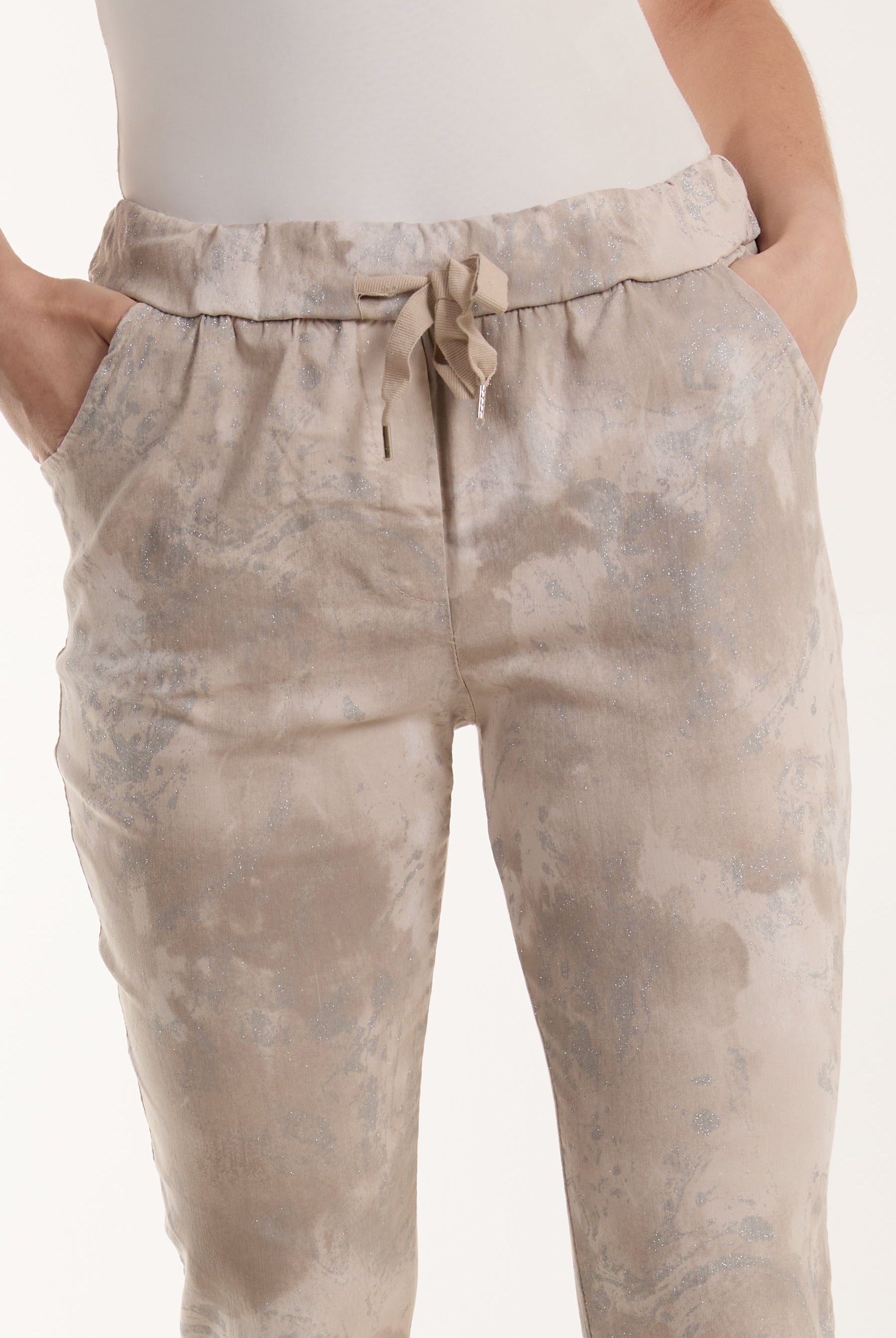 Tie Dye Magic Drawstring Stretch Trouser Trousers WearAll